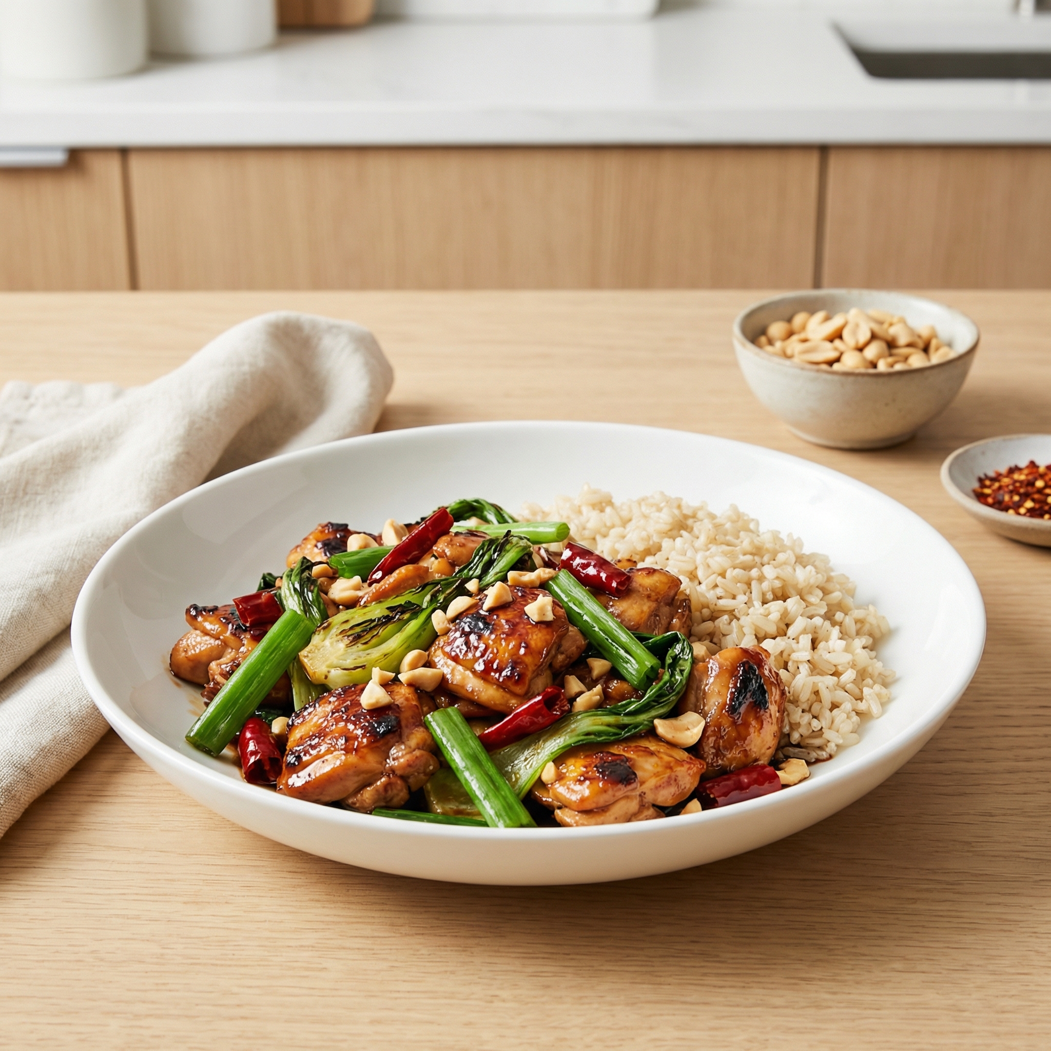 Lightened-Up Kung Pao Chicken