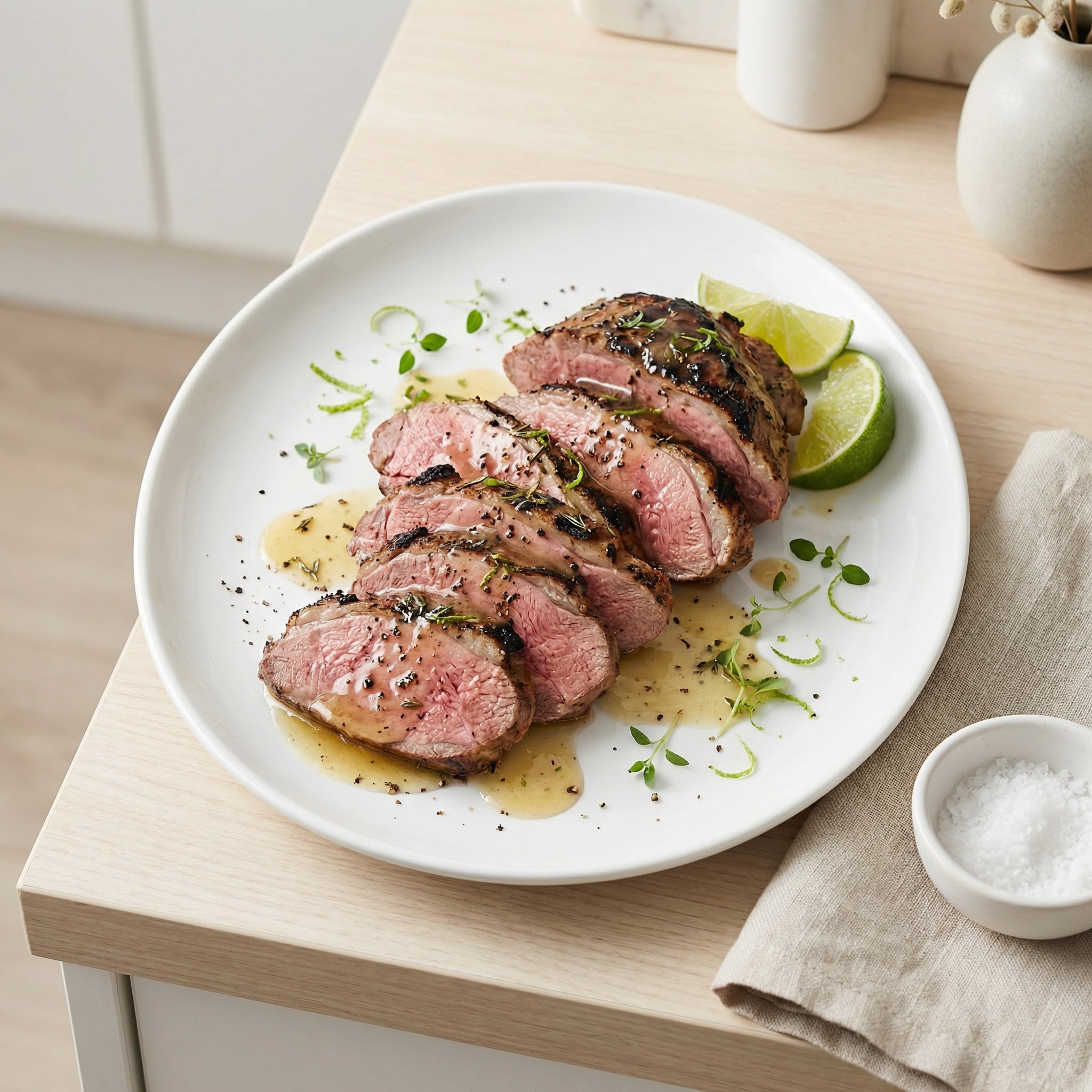 Leg of Lamb with Lime Glaze