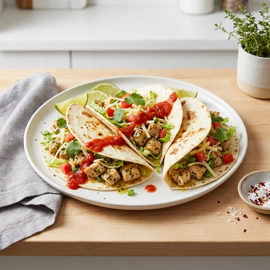 Lime Chicken Soft Tacos