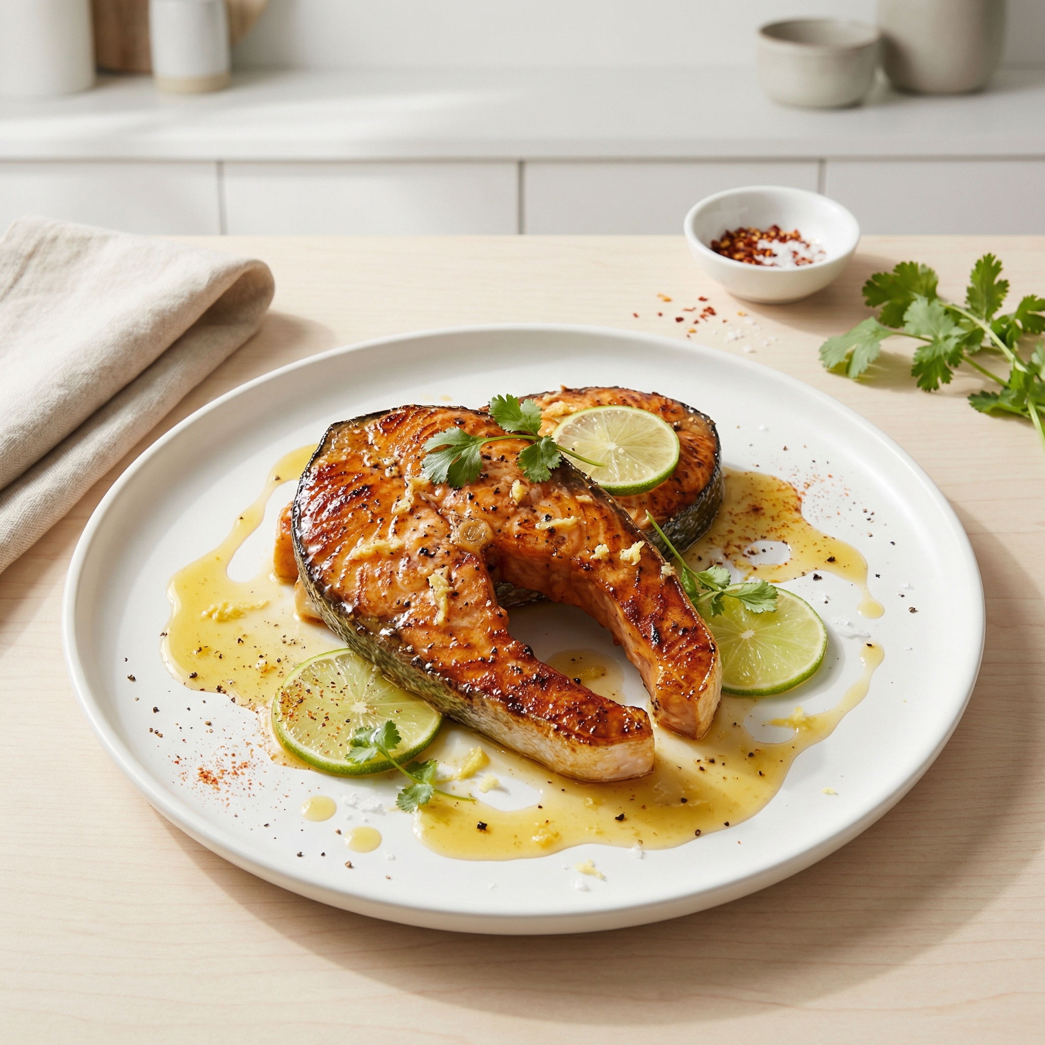 Lime-Marinated Grilled Salmon