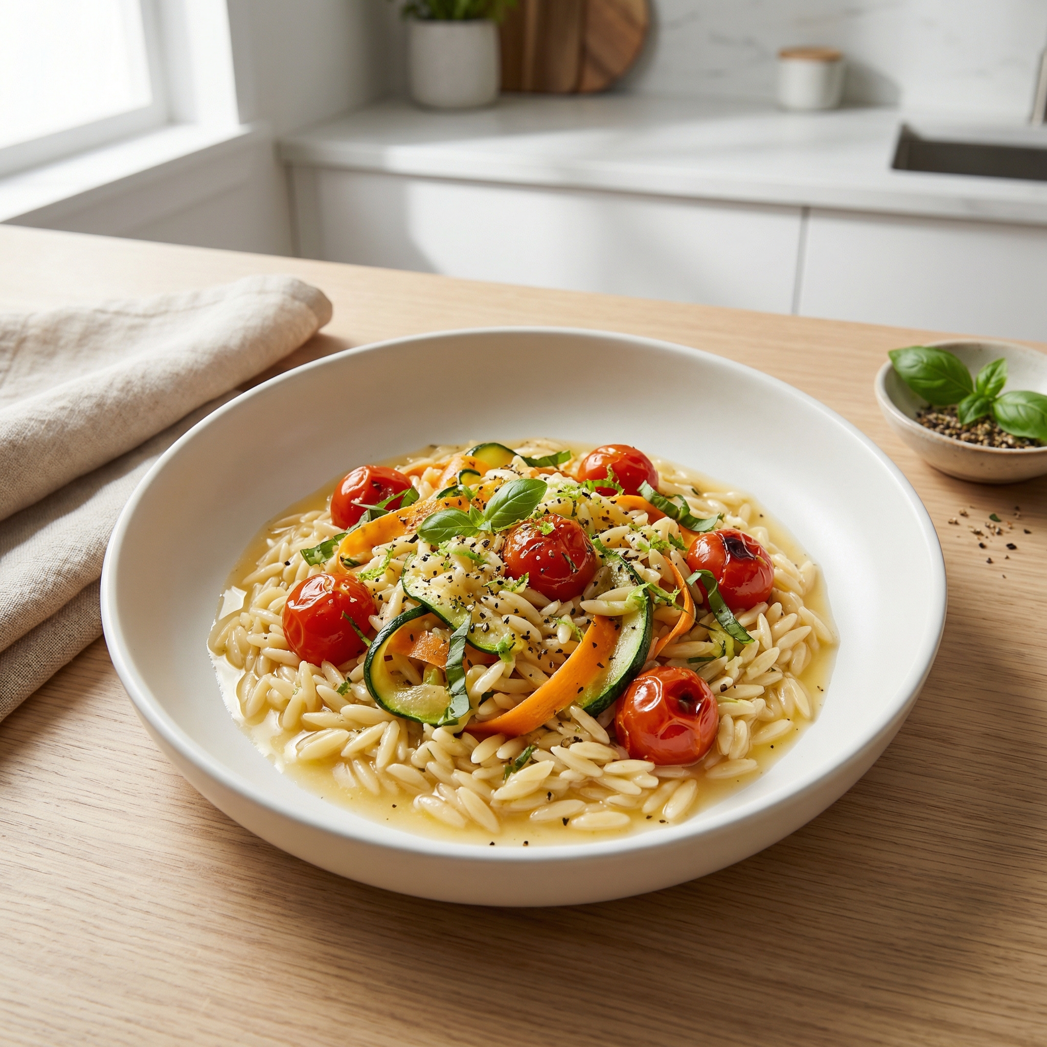 Vegetarian Lime Orzo