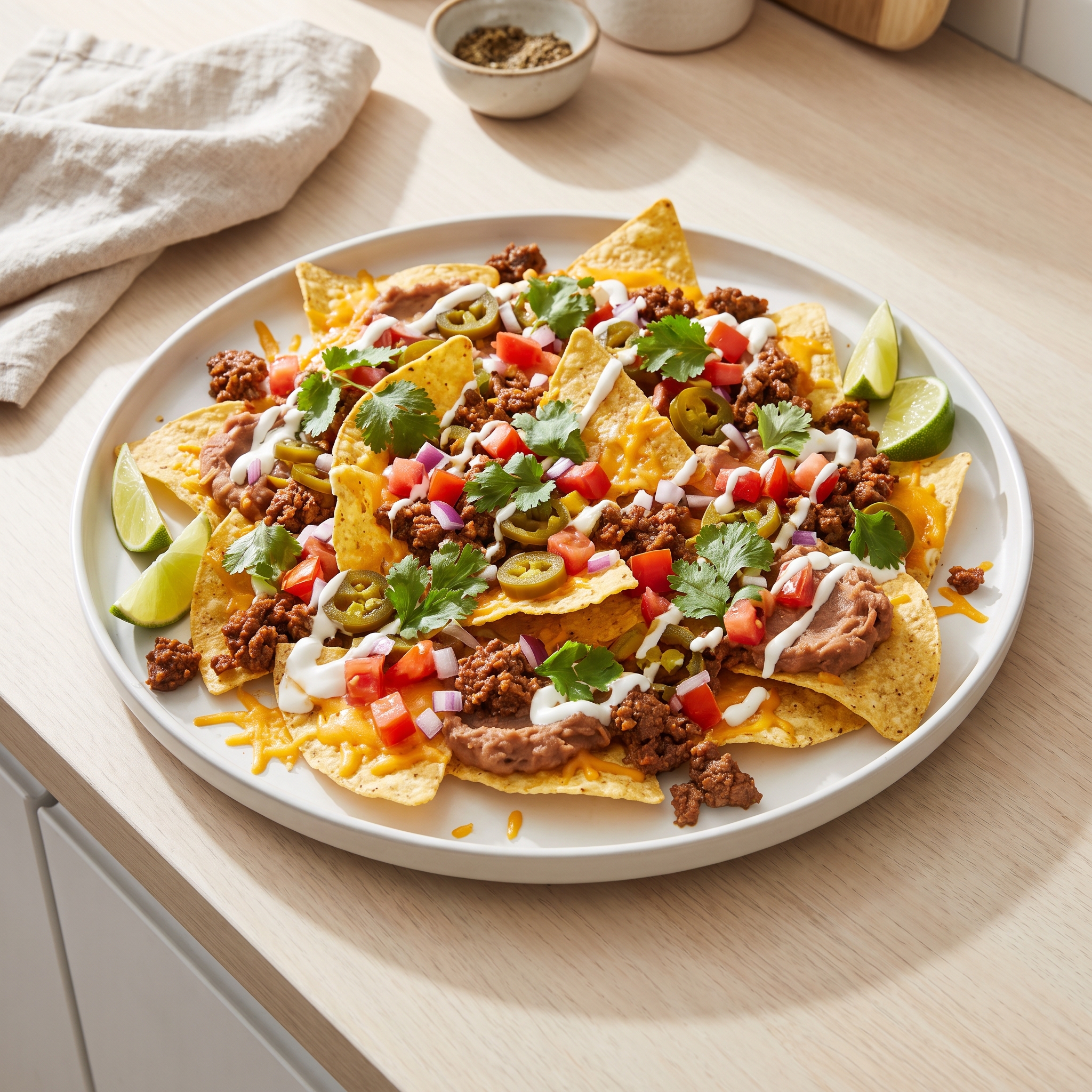 Loaded Beef Nachos