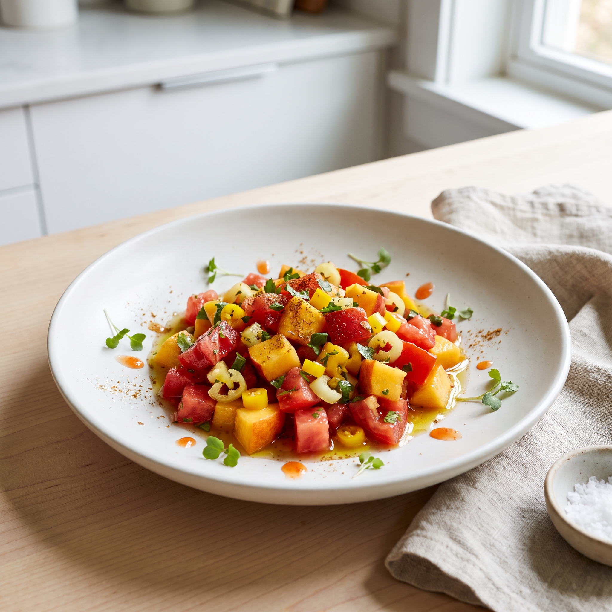 Lone Star Peach Tomato Salsa