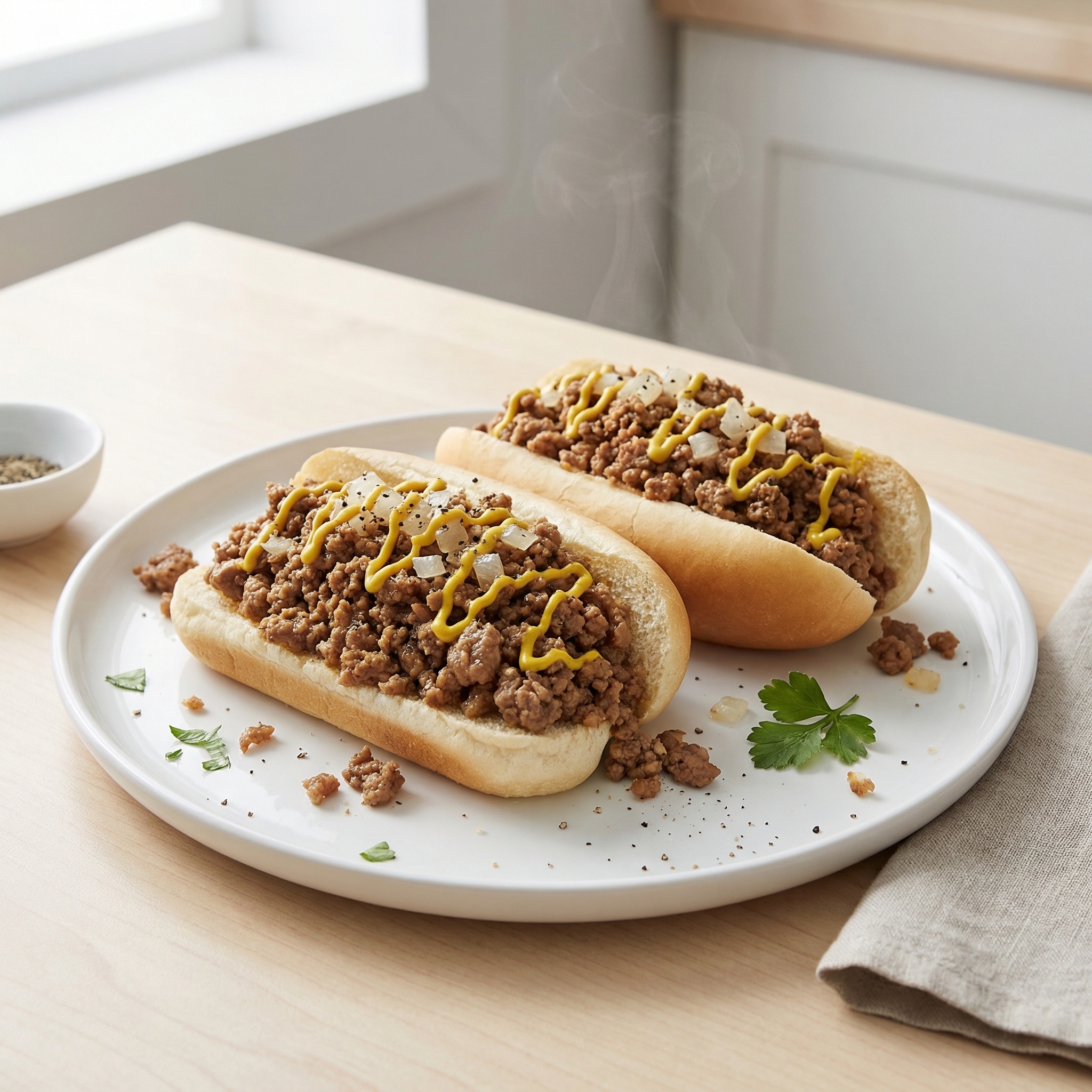 “Tastee” Loose-Meat Sandwich