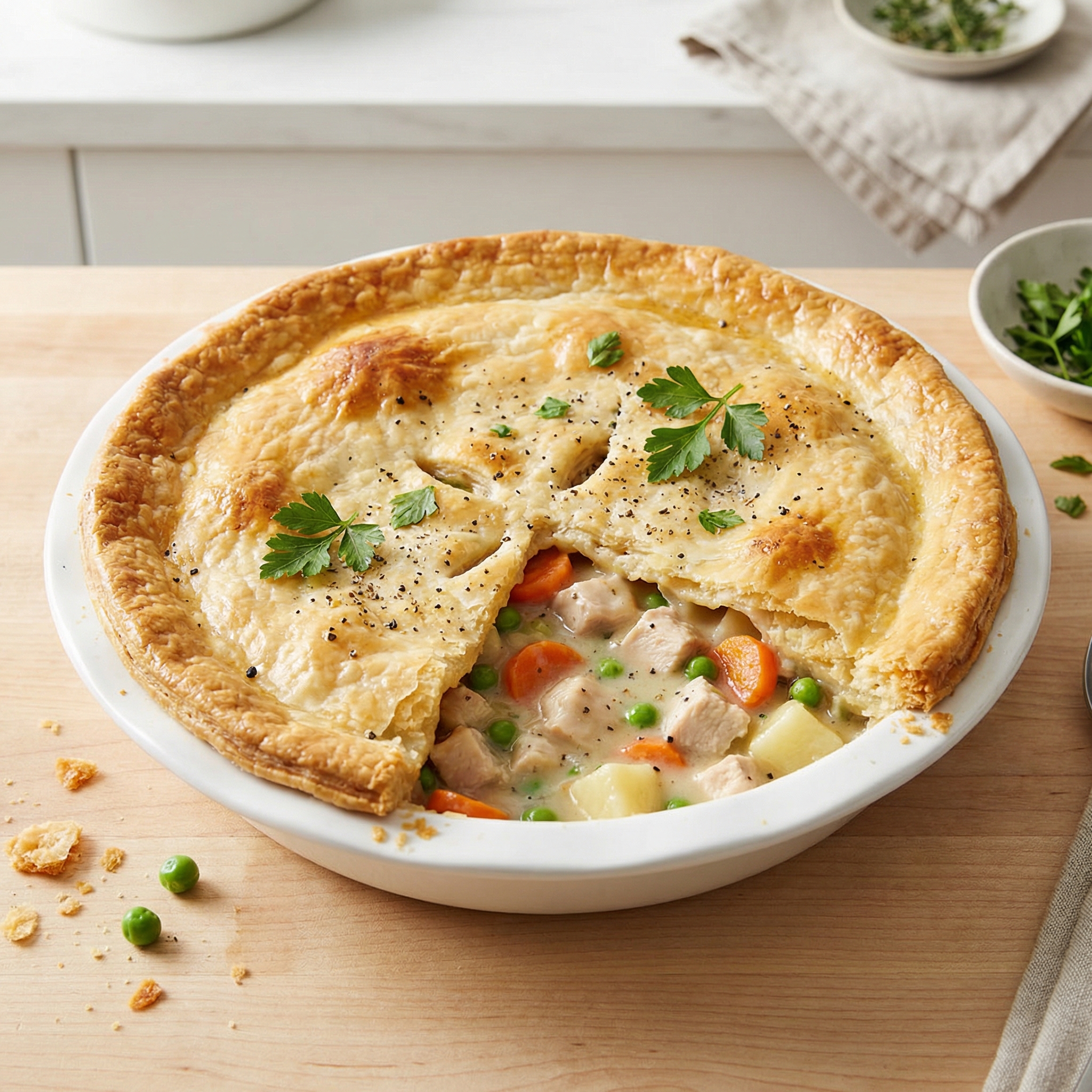 Low-Fat Chicken Pot Pie