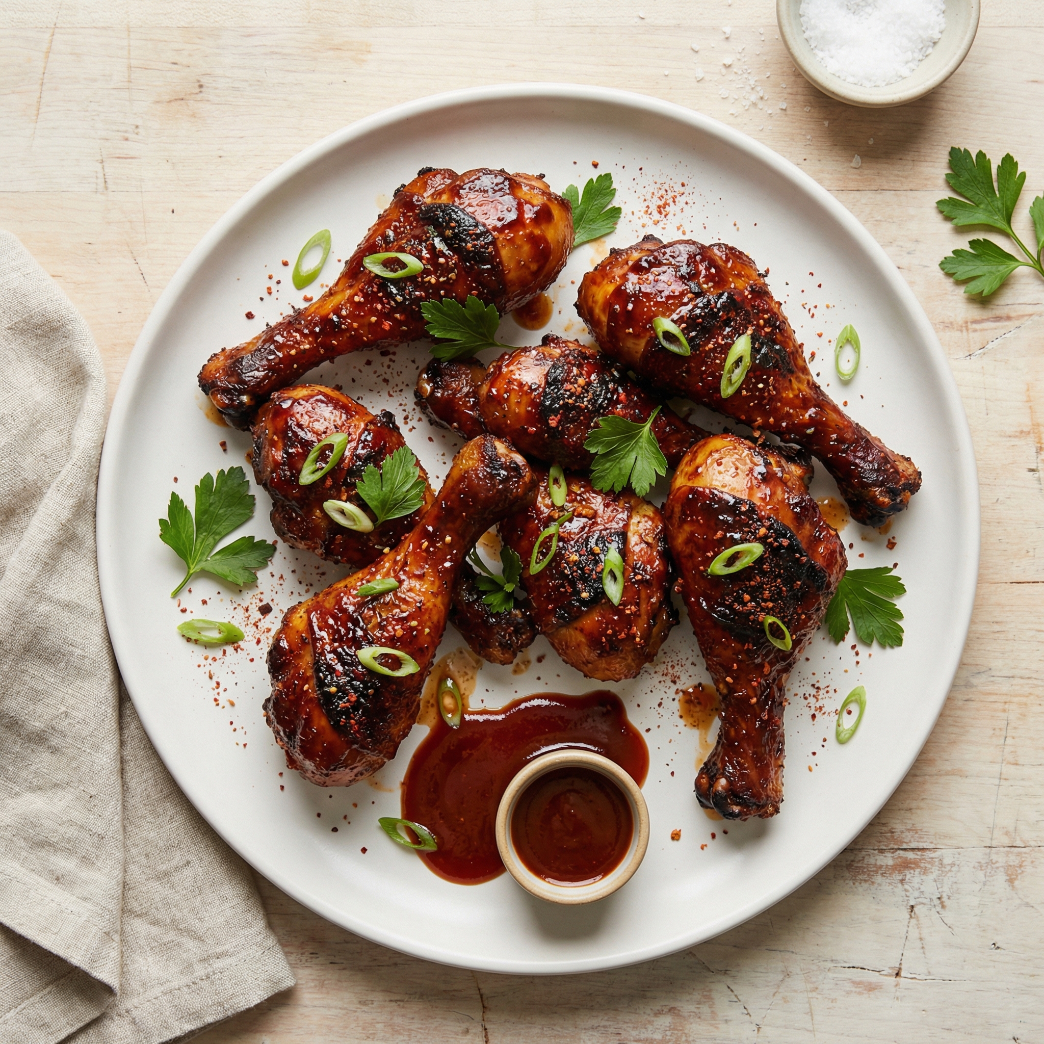 Low-and-Slow BBQ Chicken Drumsticks