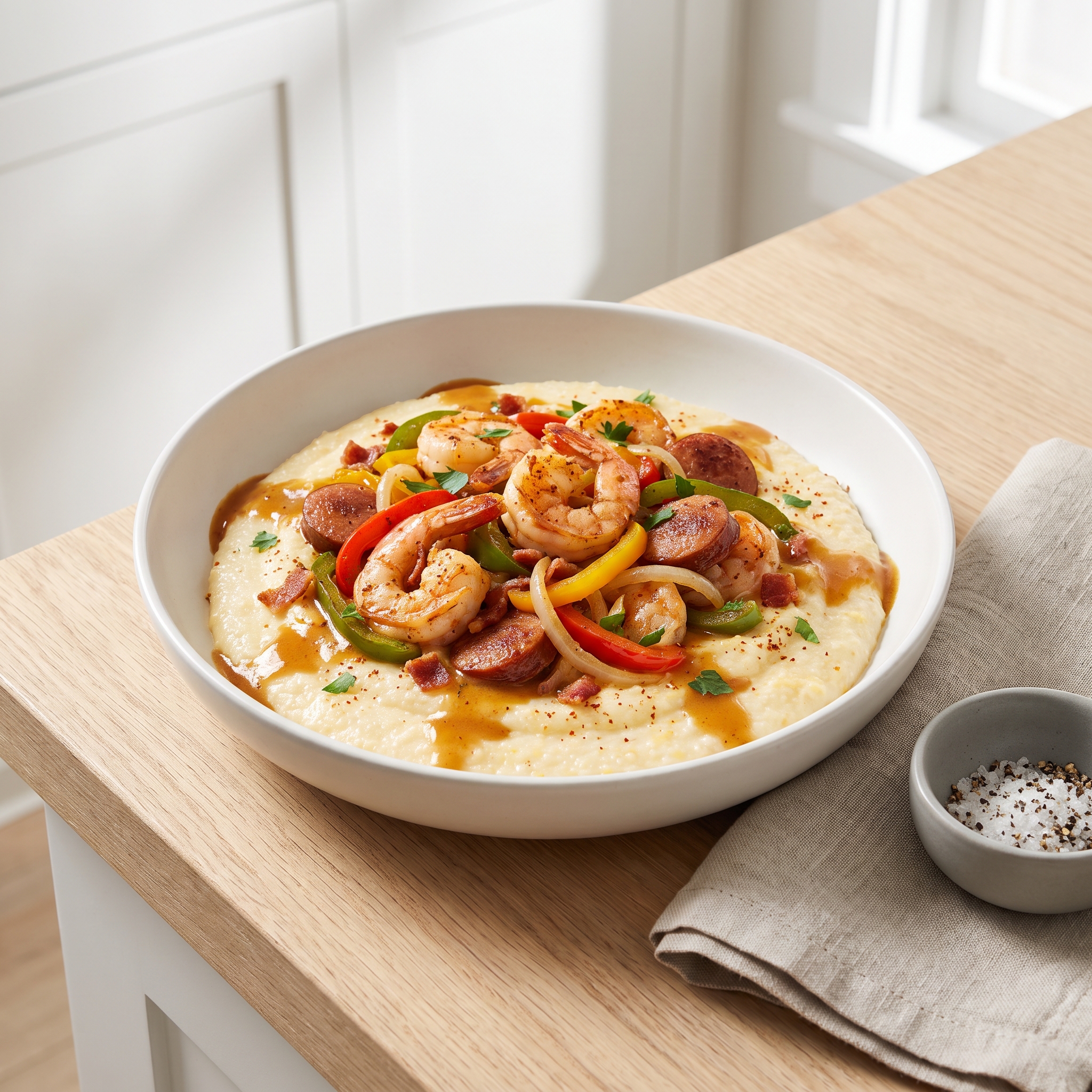 Lowcountry Shrimp and Grits, Charleston Style