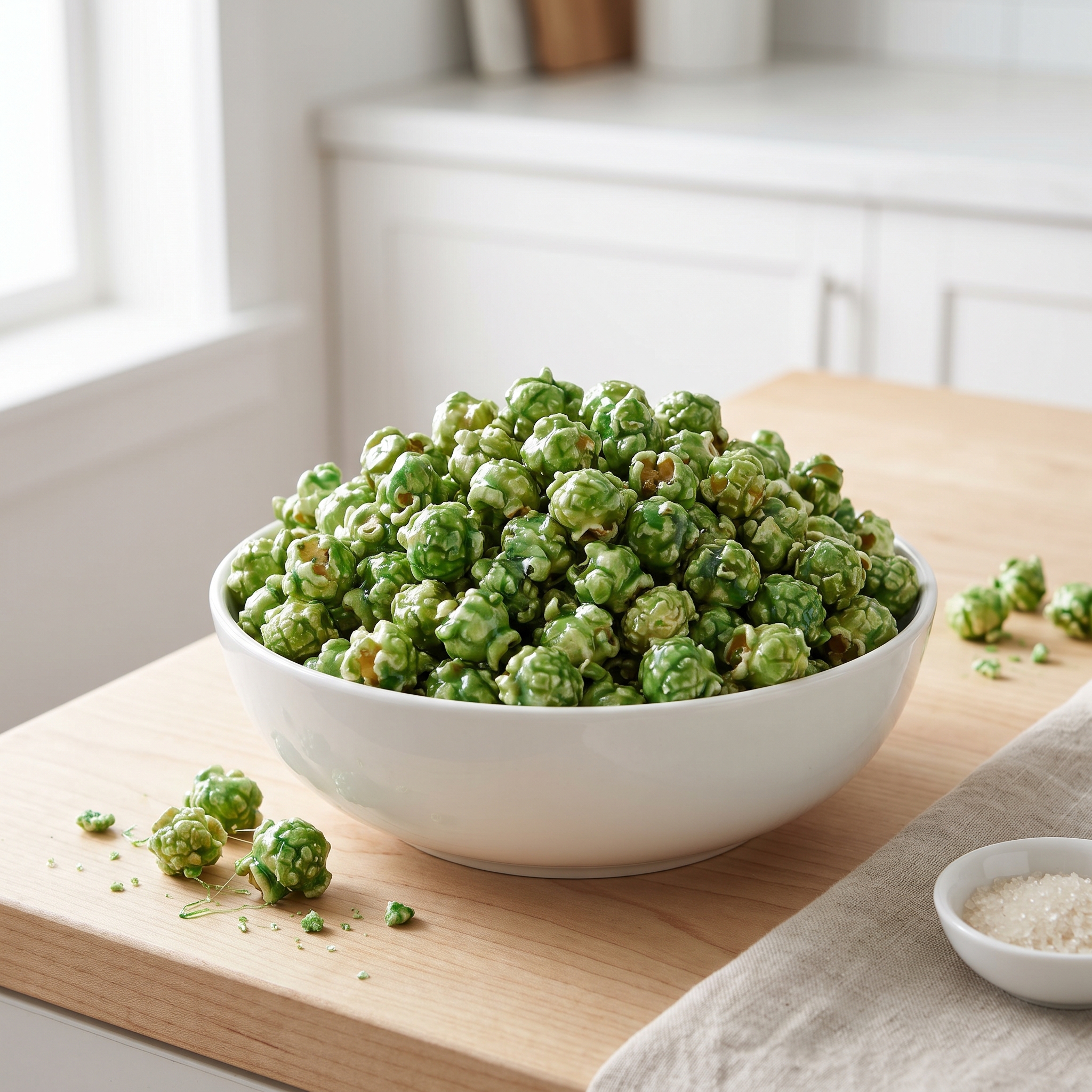 Lucky Green Caramel Popcorn