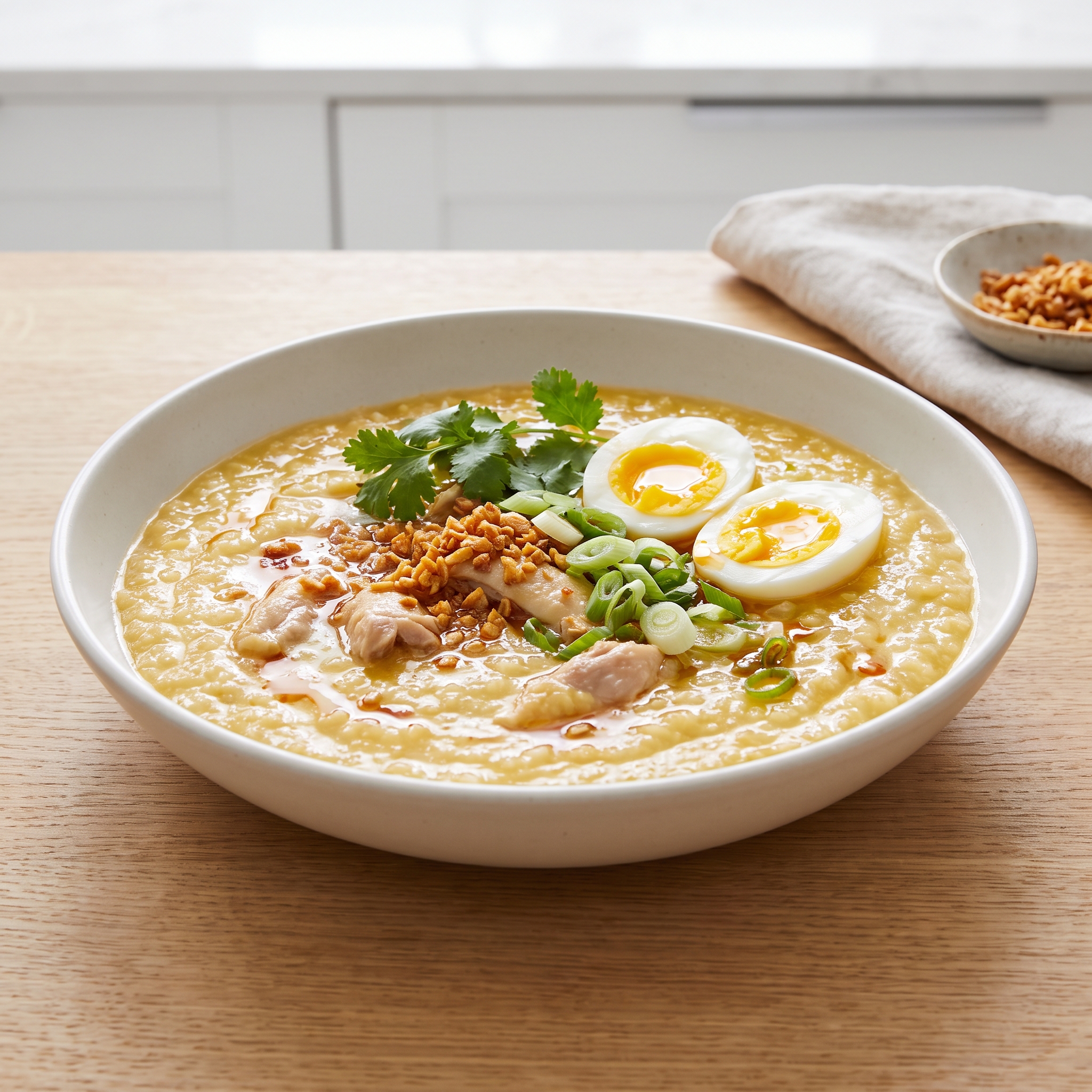 Lugaw: Filipino Chicken Rice Porridge