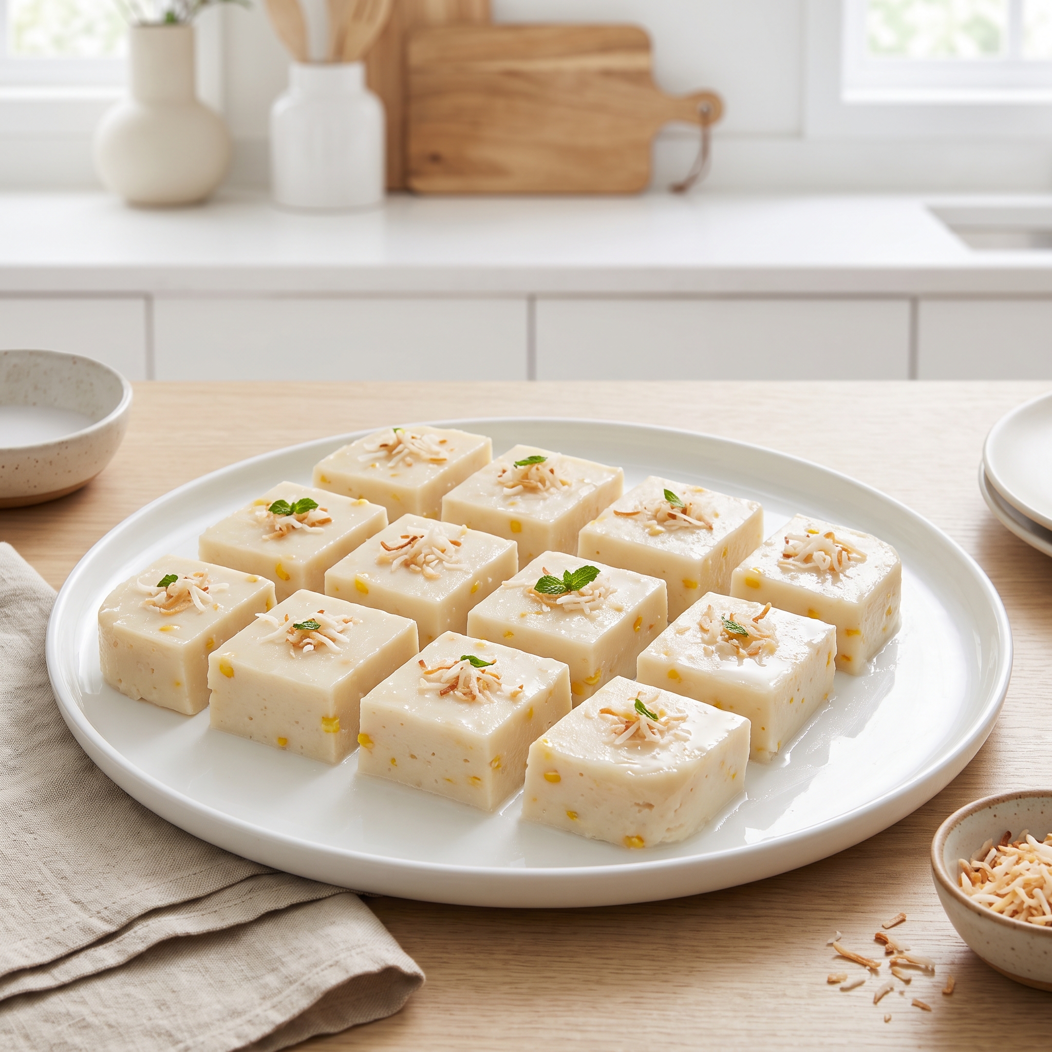 Maja Blanca (Filipino Coconut-Corn Pudding)