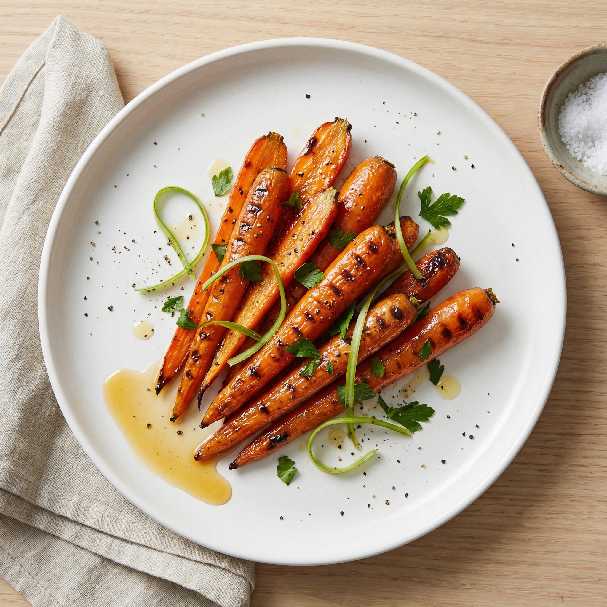 Maple-Glazed Grilled Carrots