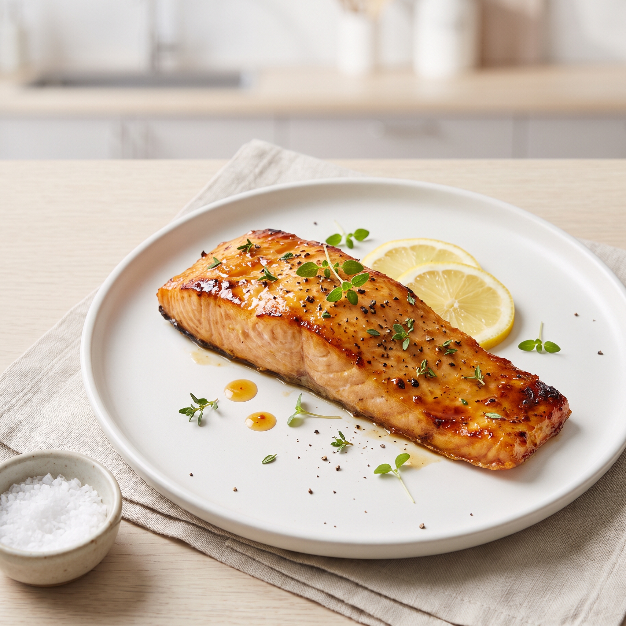 Maple Mustard Salmon