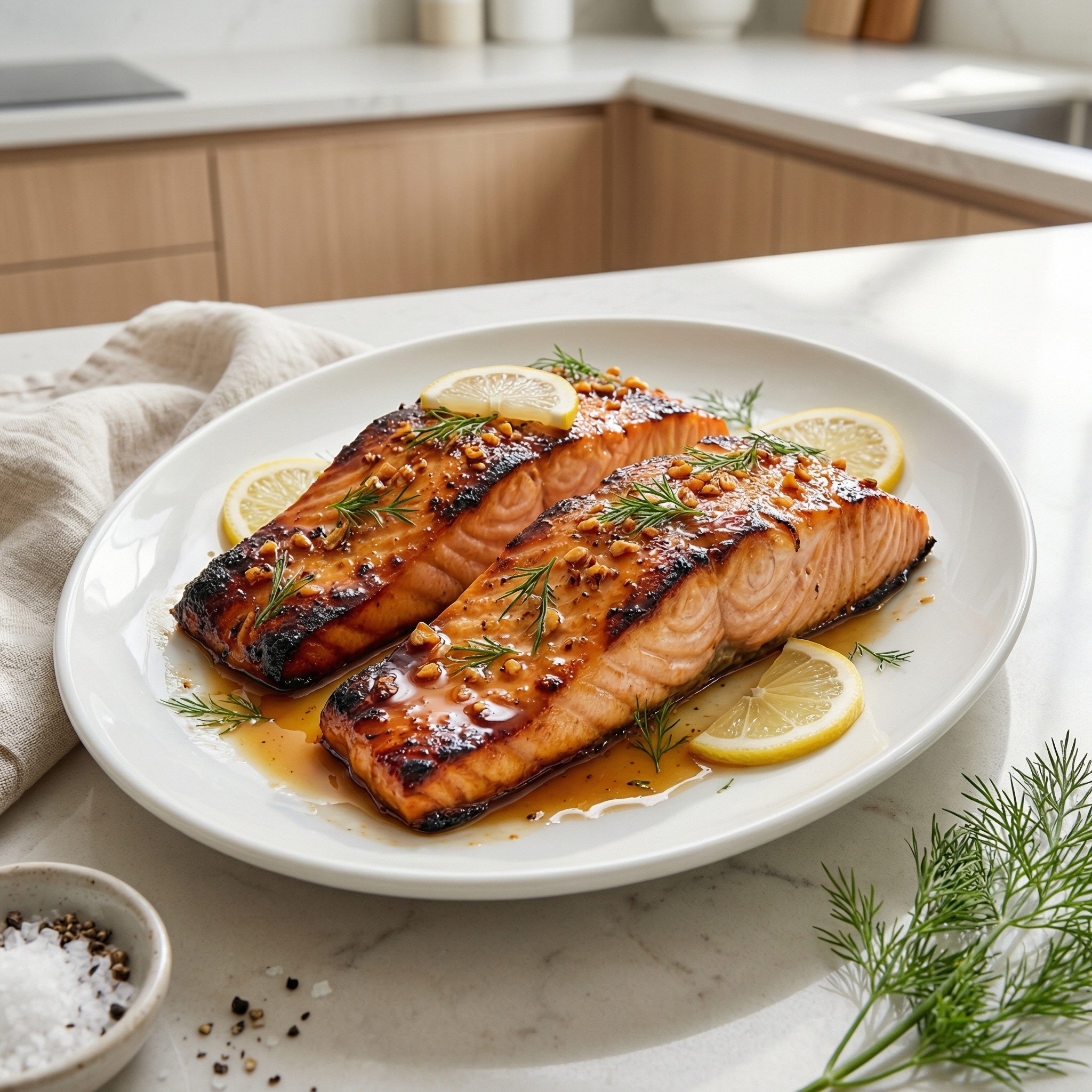 Maple-Glazed Salmon