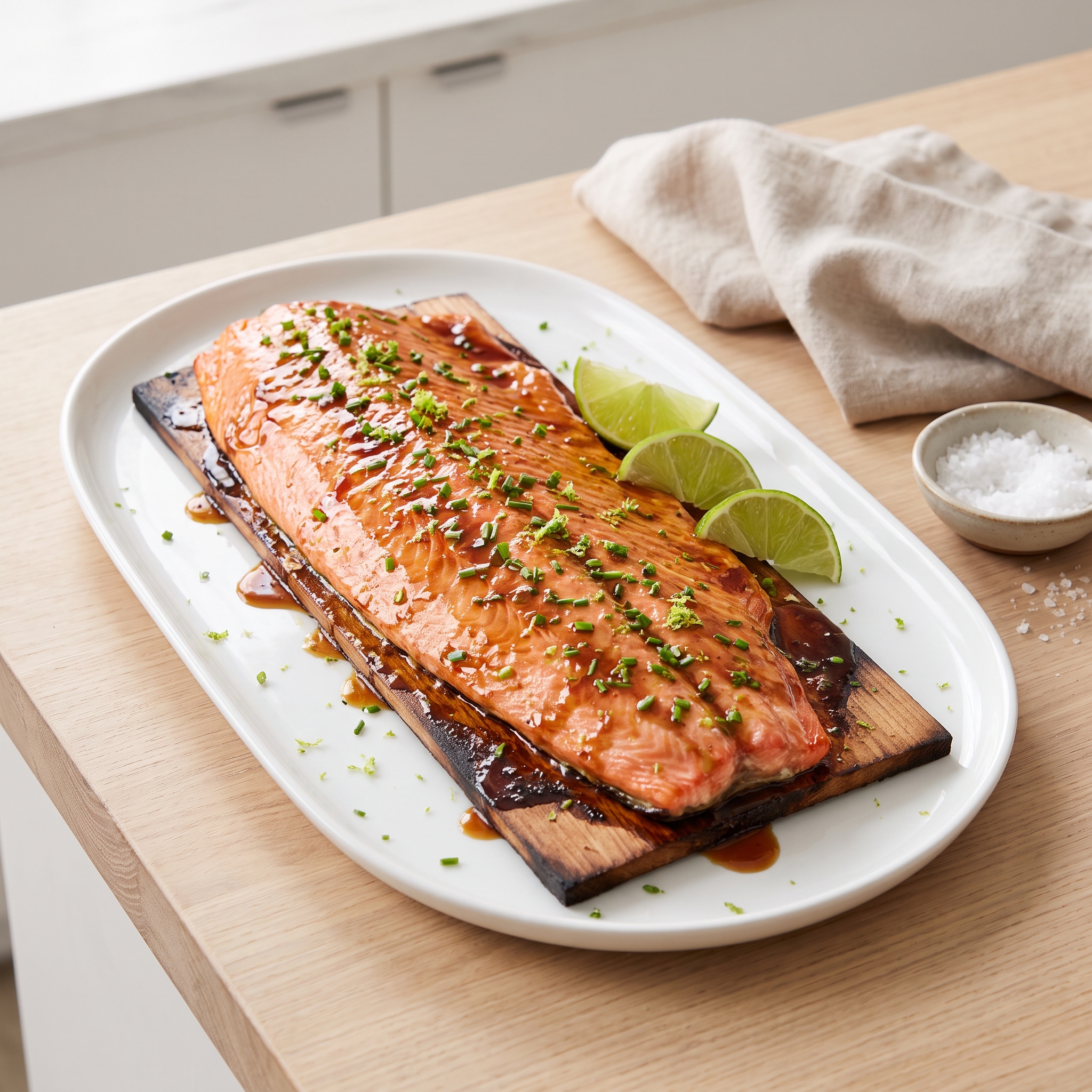 Maple Soy Glazed Salmon