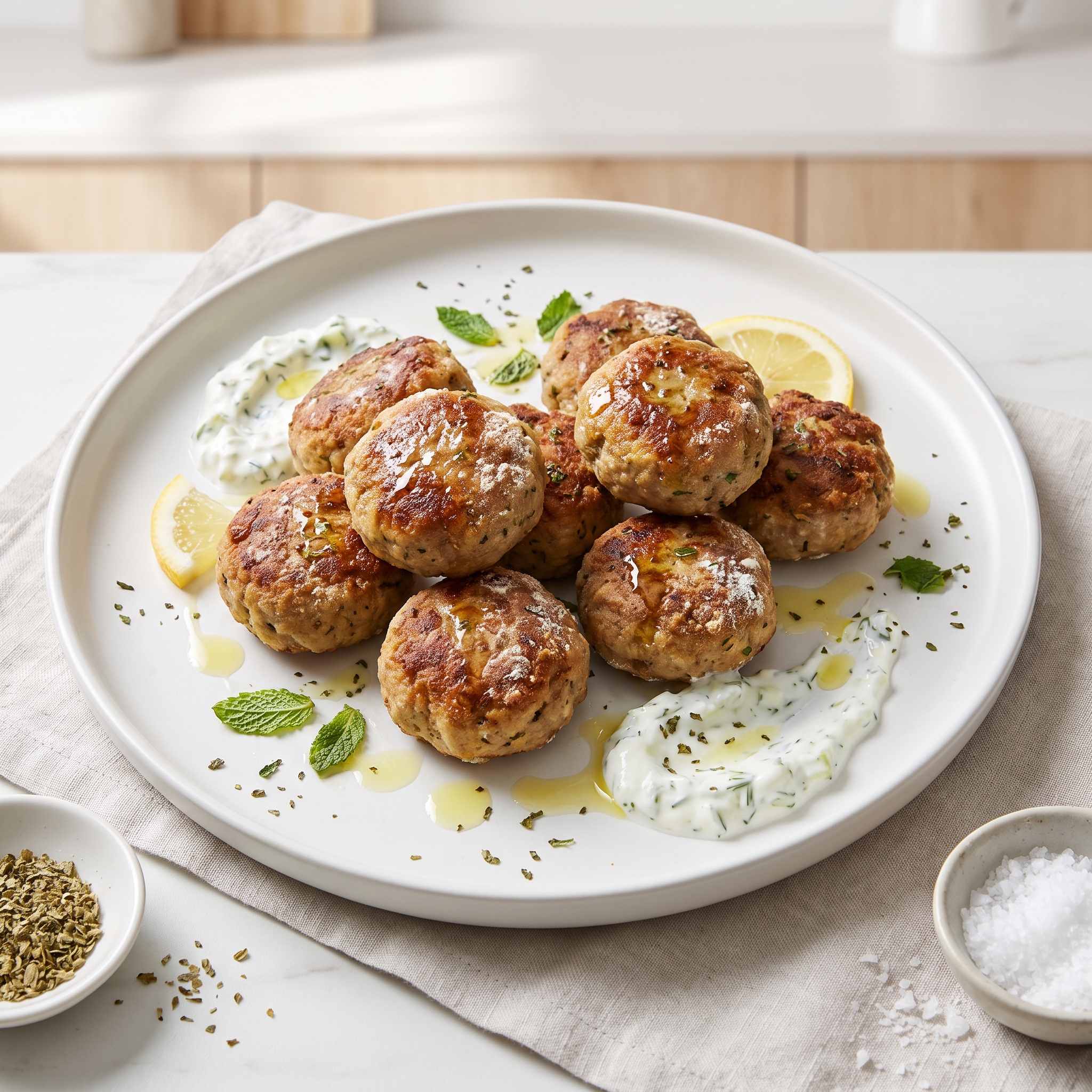 Margaret’s Greek Keftedes Meatballs