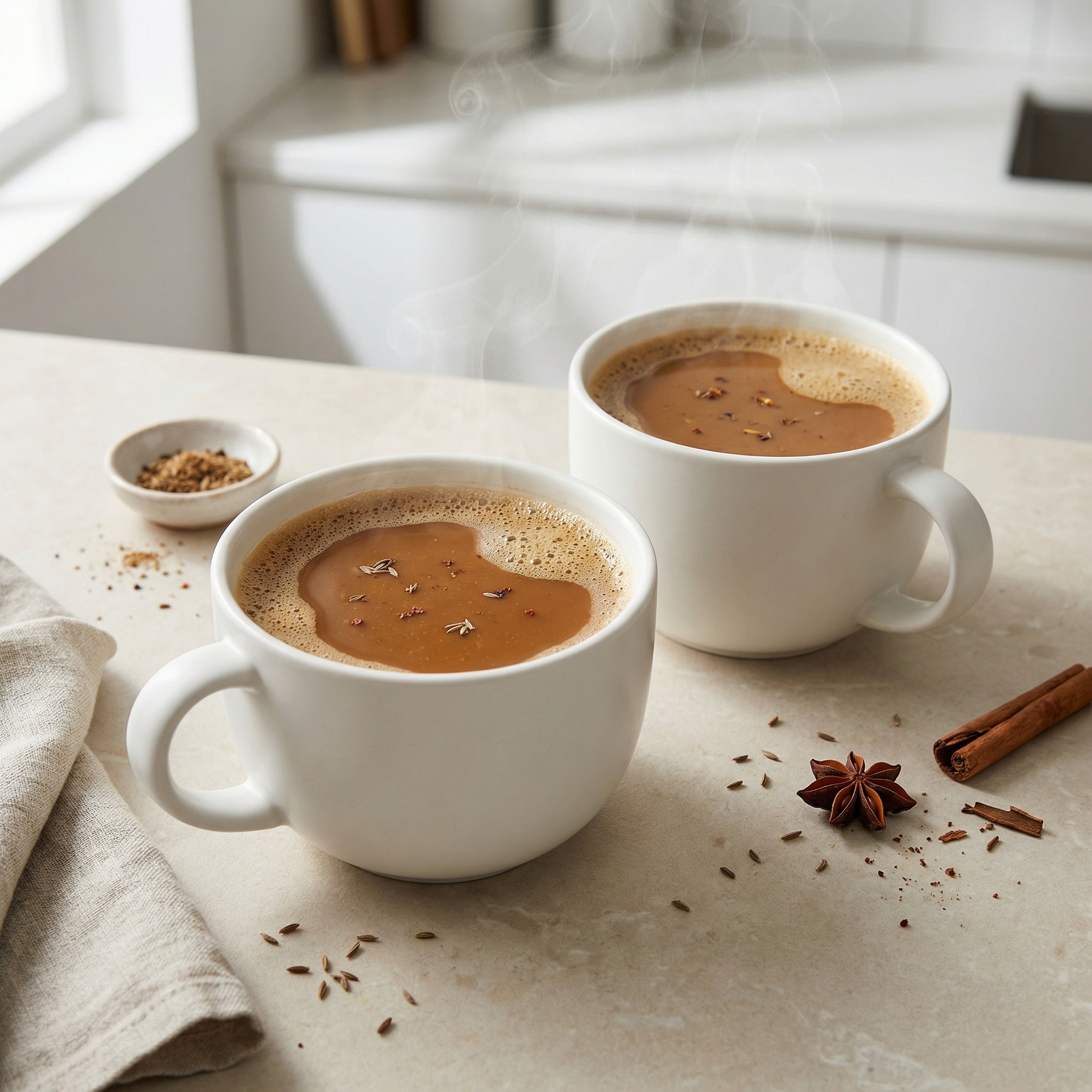 Masala-Spiced Hot Coffee