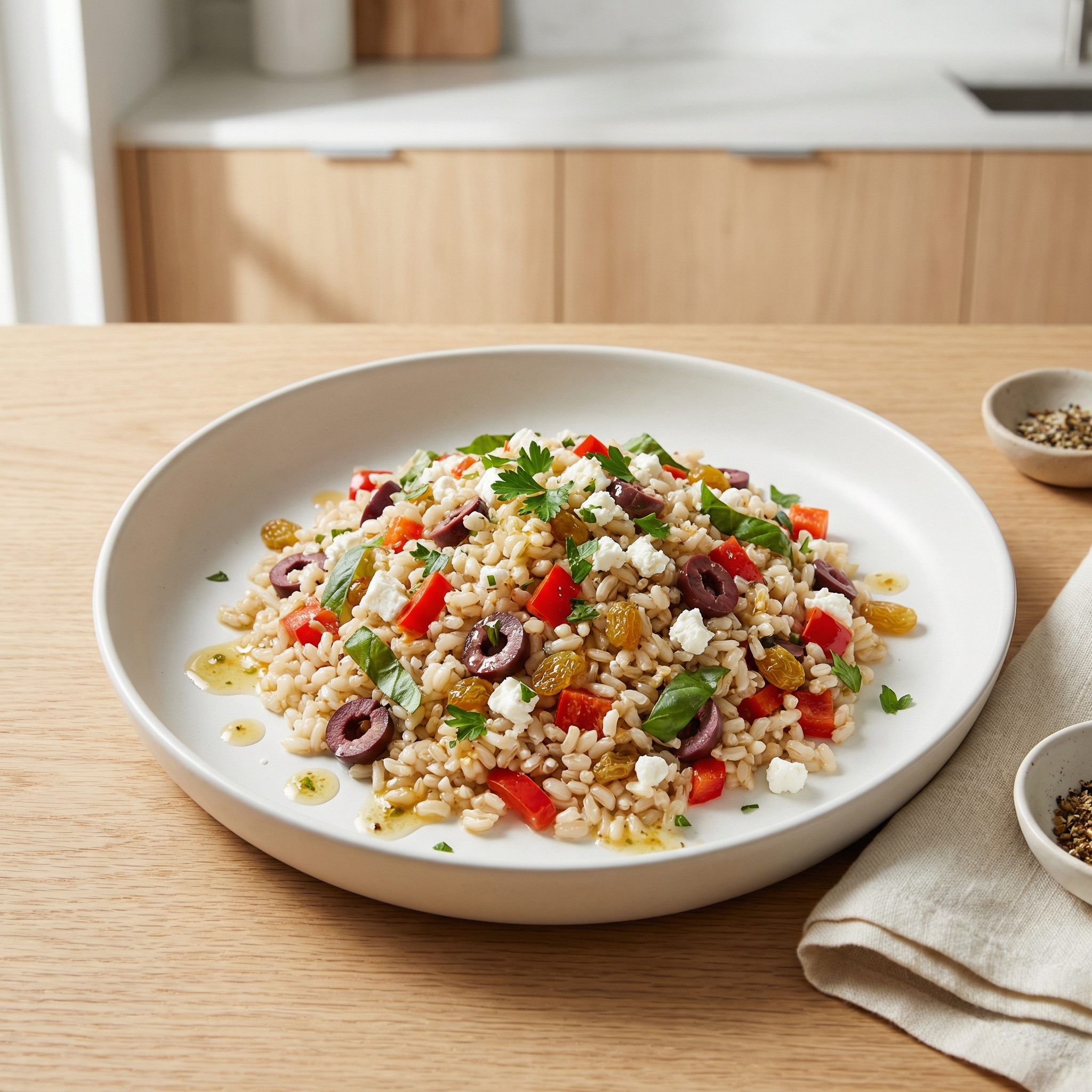 Mediterranean Brown Rice Salad