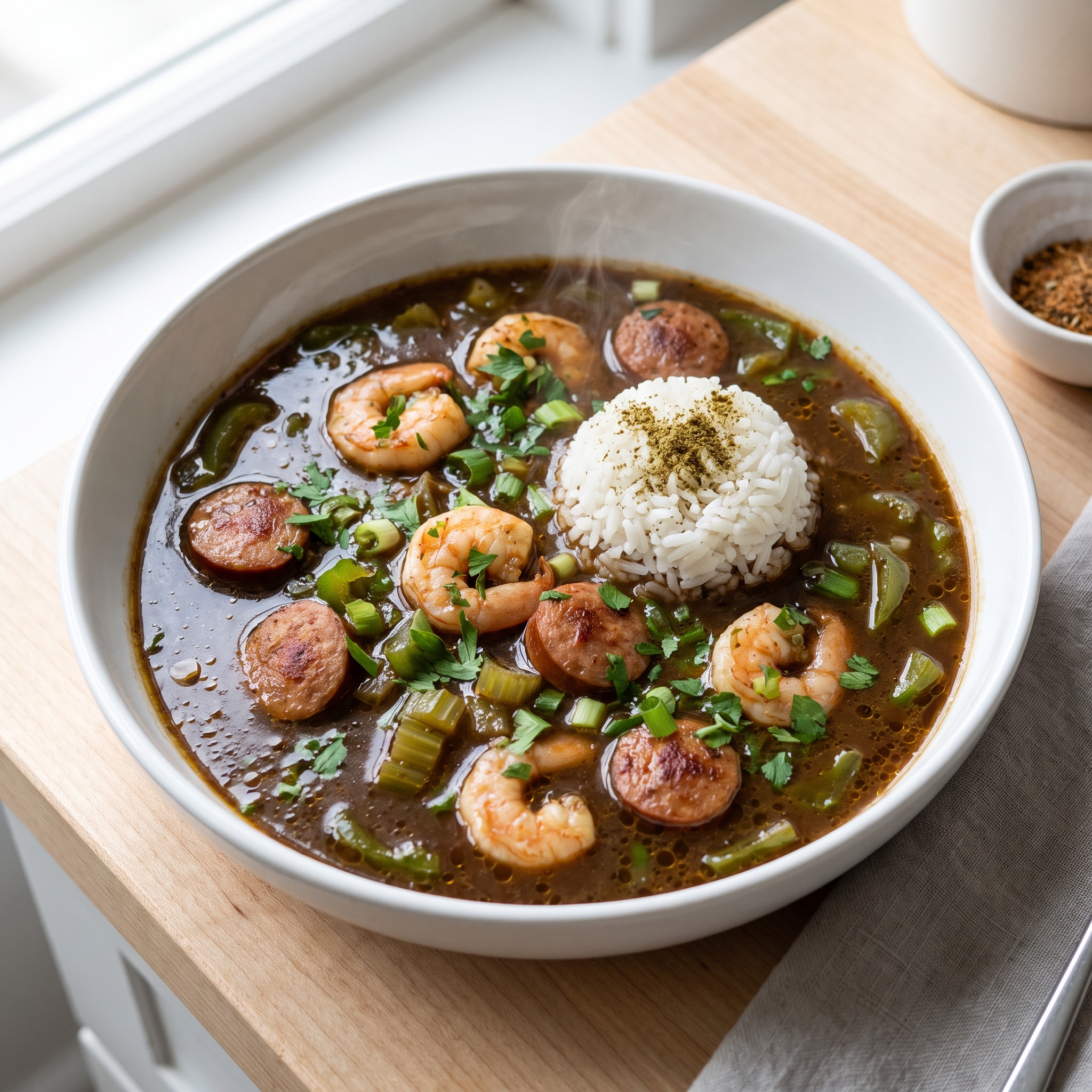 Merwin's Shrimp Gumbo