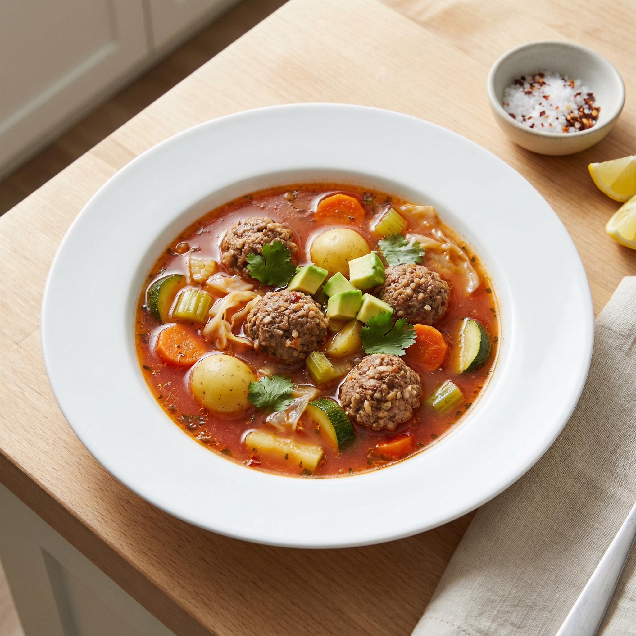 Mama’s Classic Albondigas Meatball Soup
