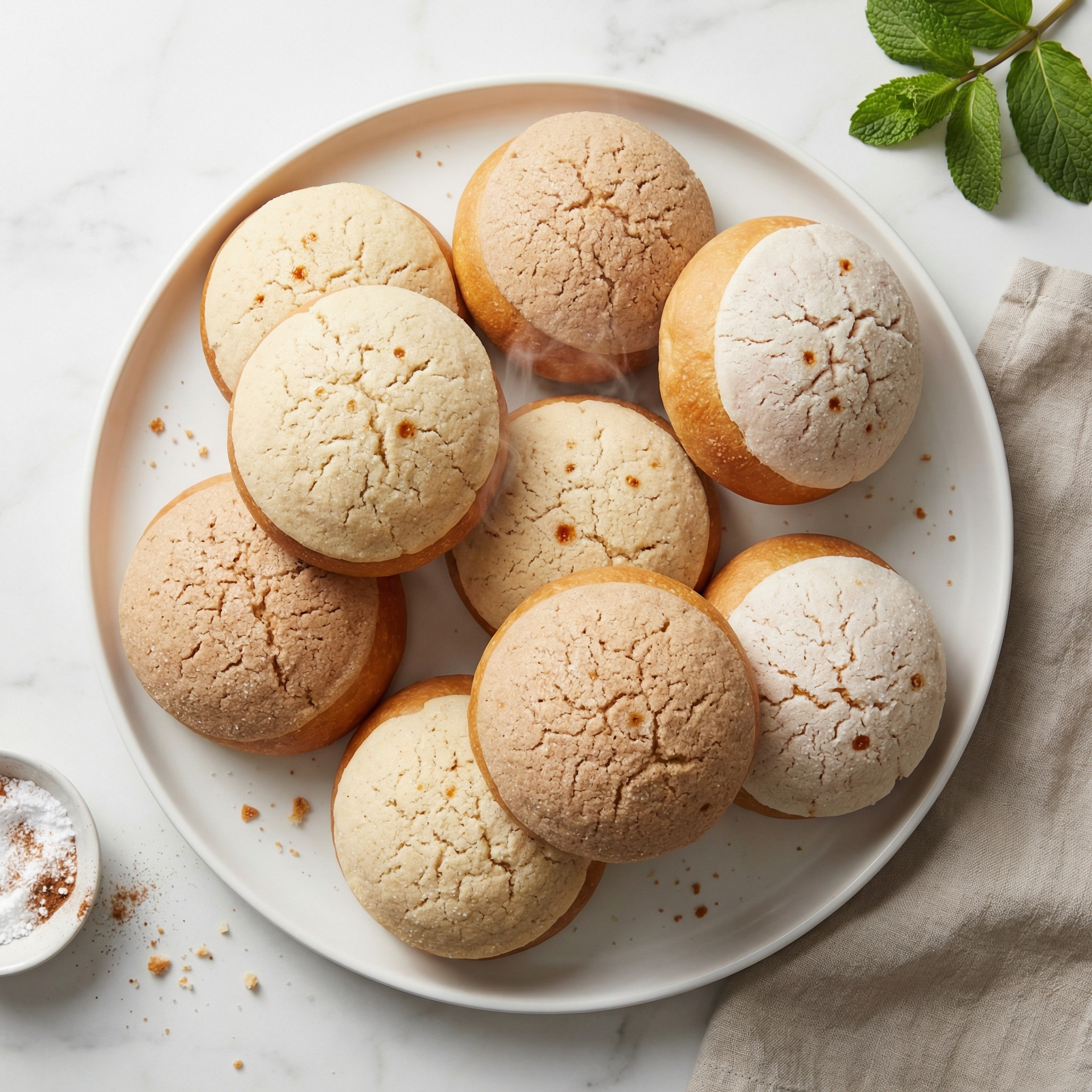 Mexican Conchas (Pan Dulces)