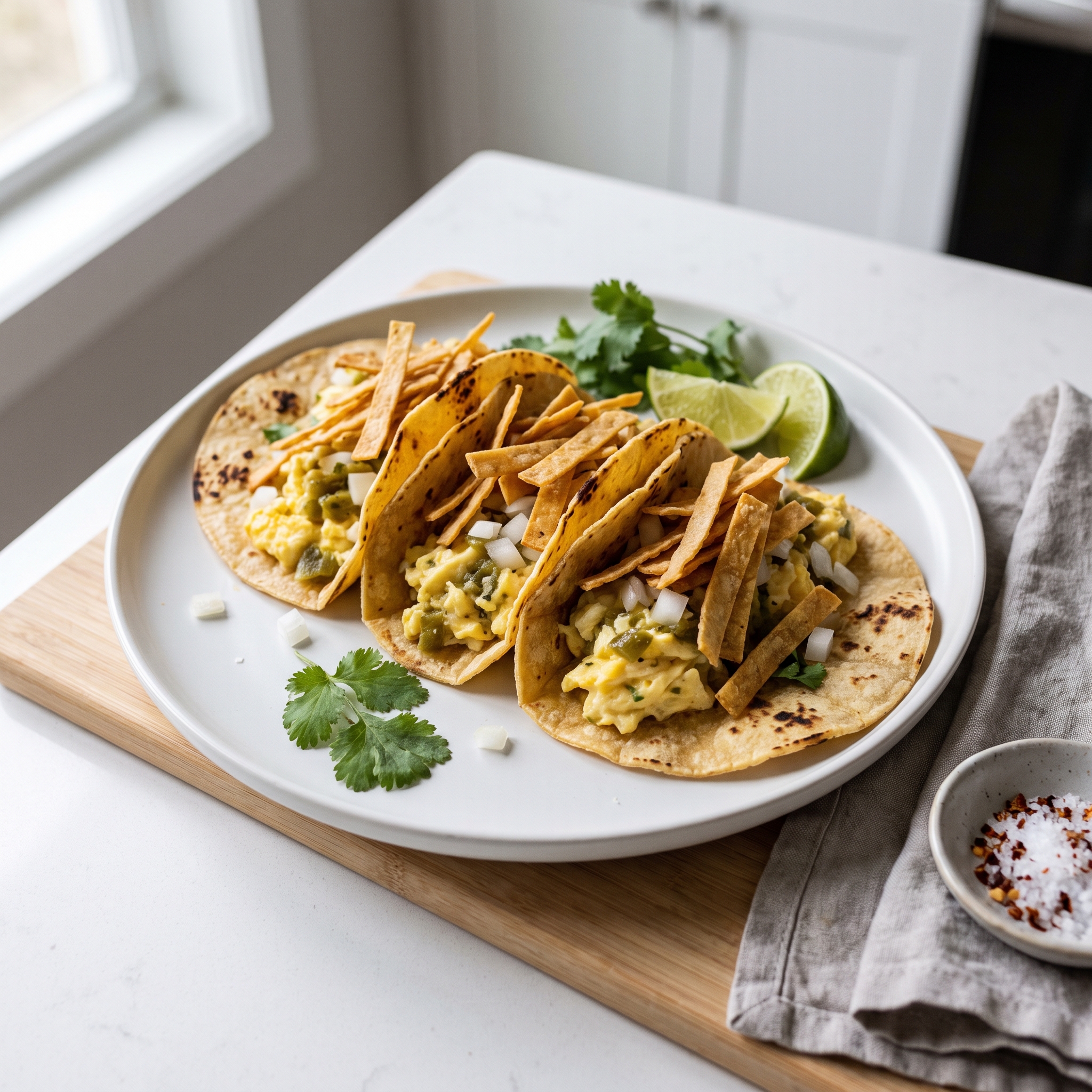 Migas Breakfast Tacos