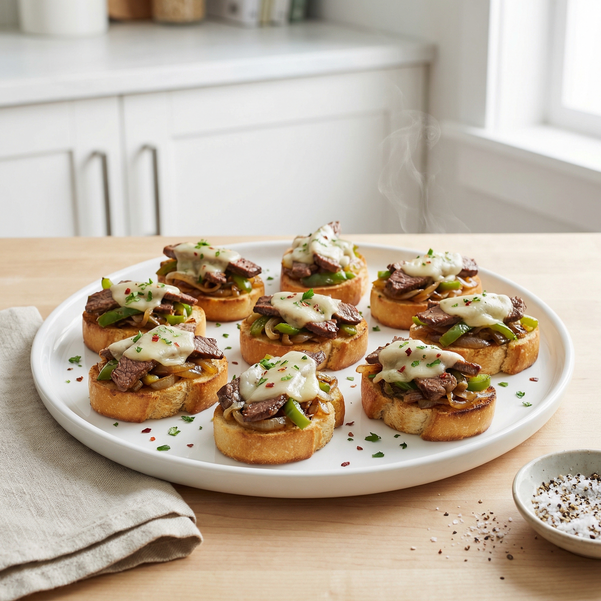 Mini Philly Cheesesteaks