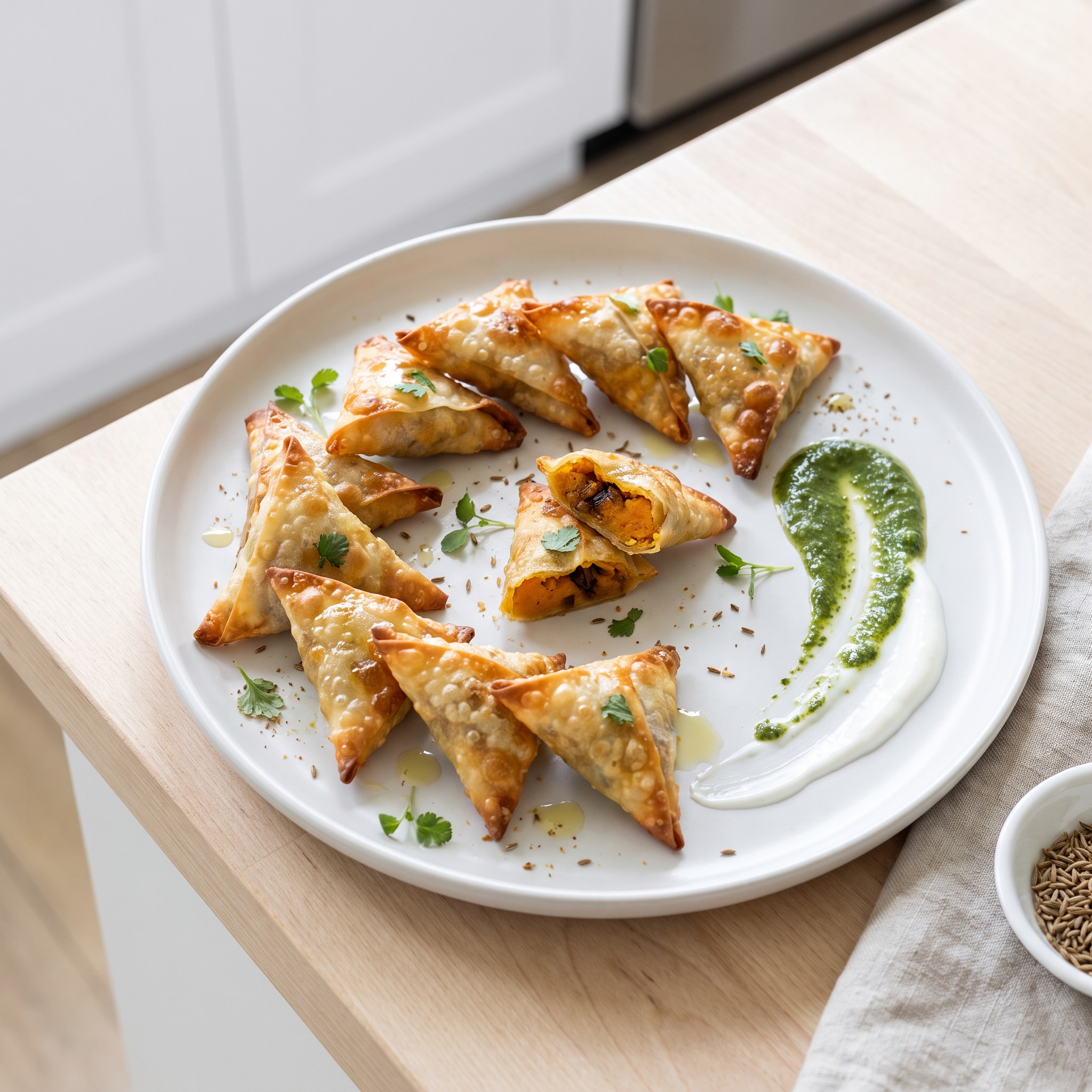 Mini Sweet Potato Samosas