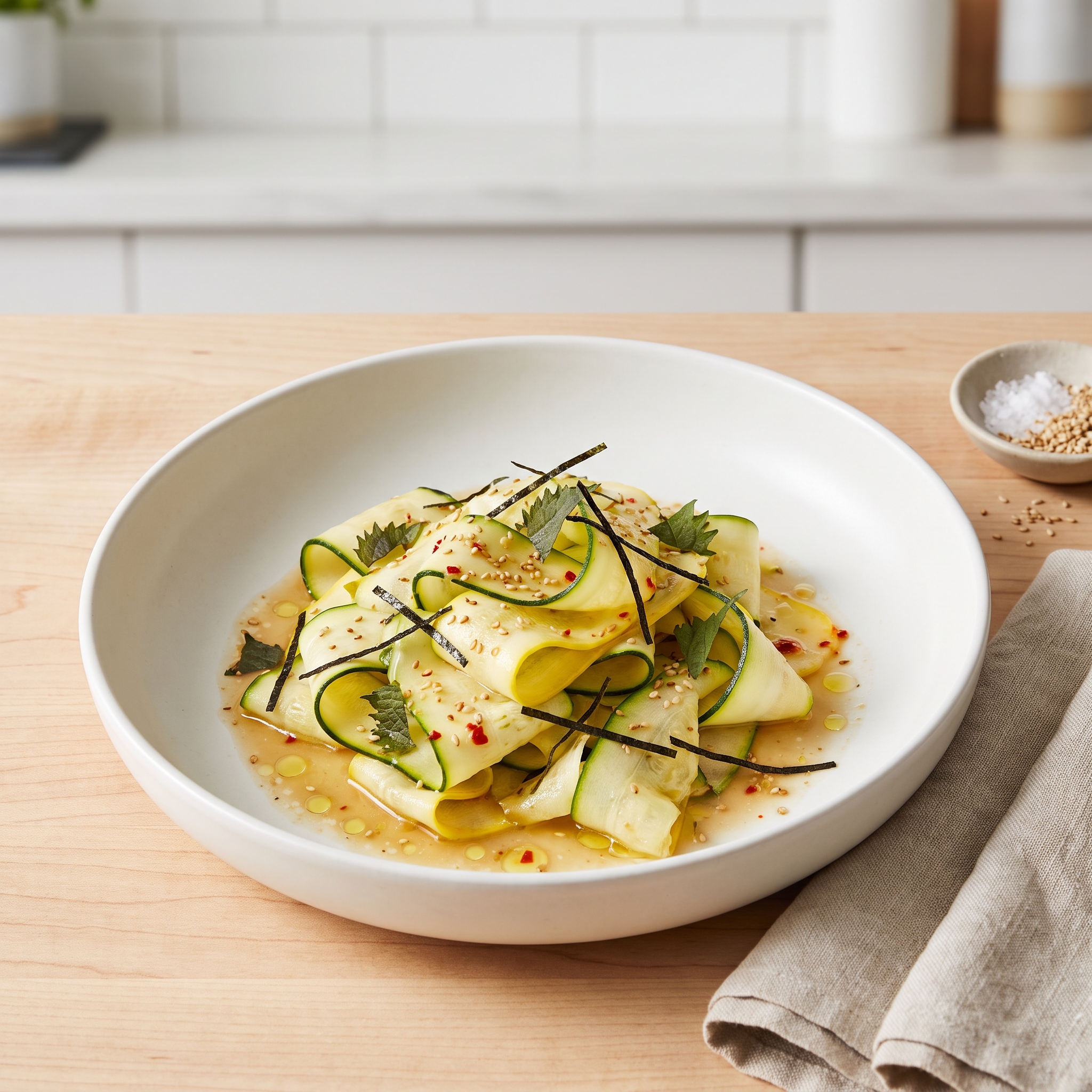 Miso Zucchini Salad