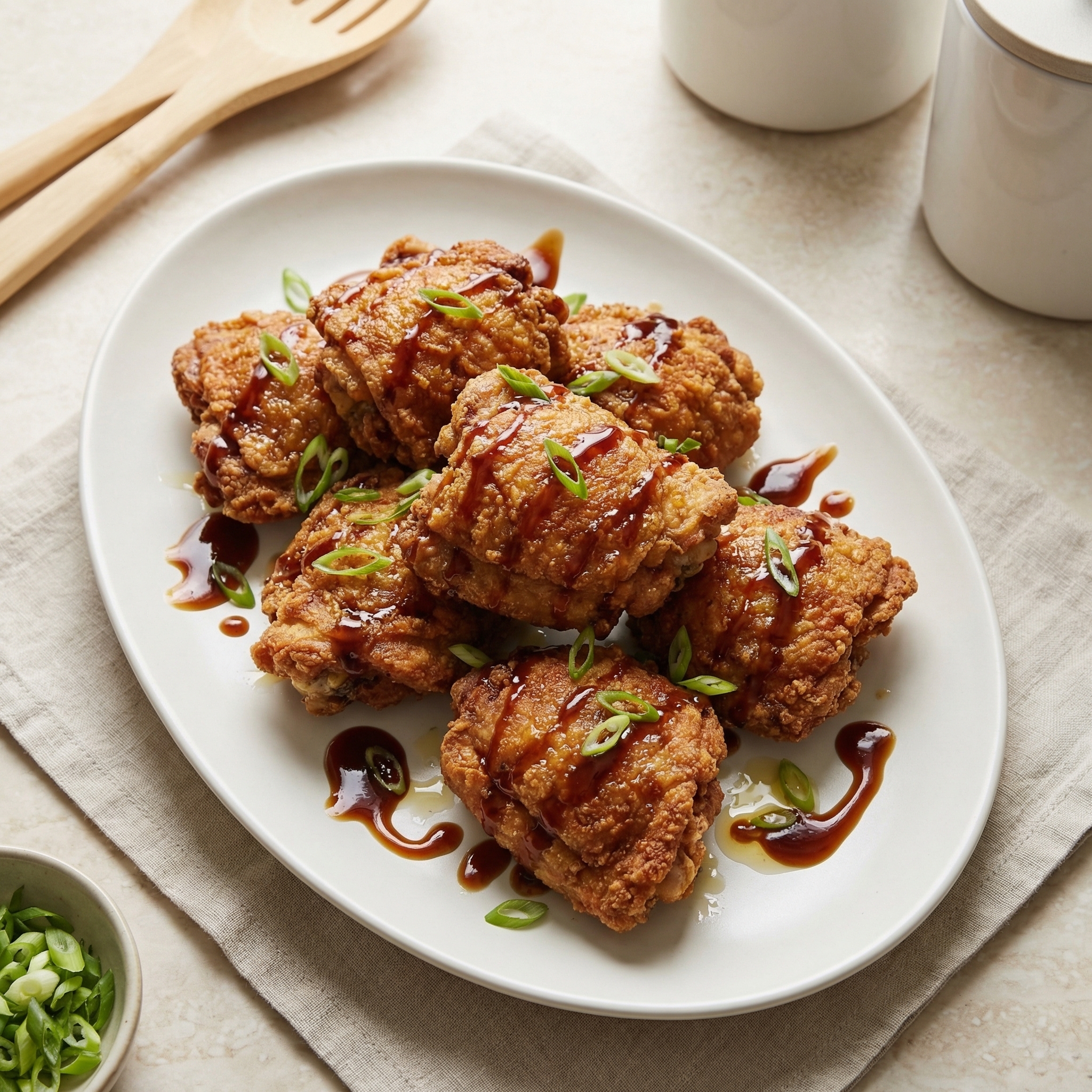 Crispy Mochiko-Style Asian Chicken