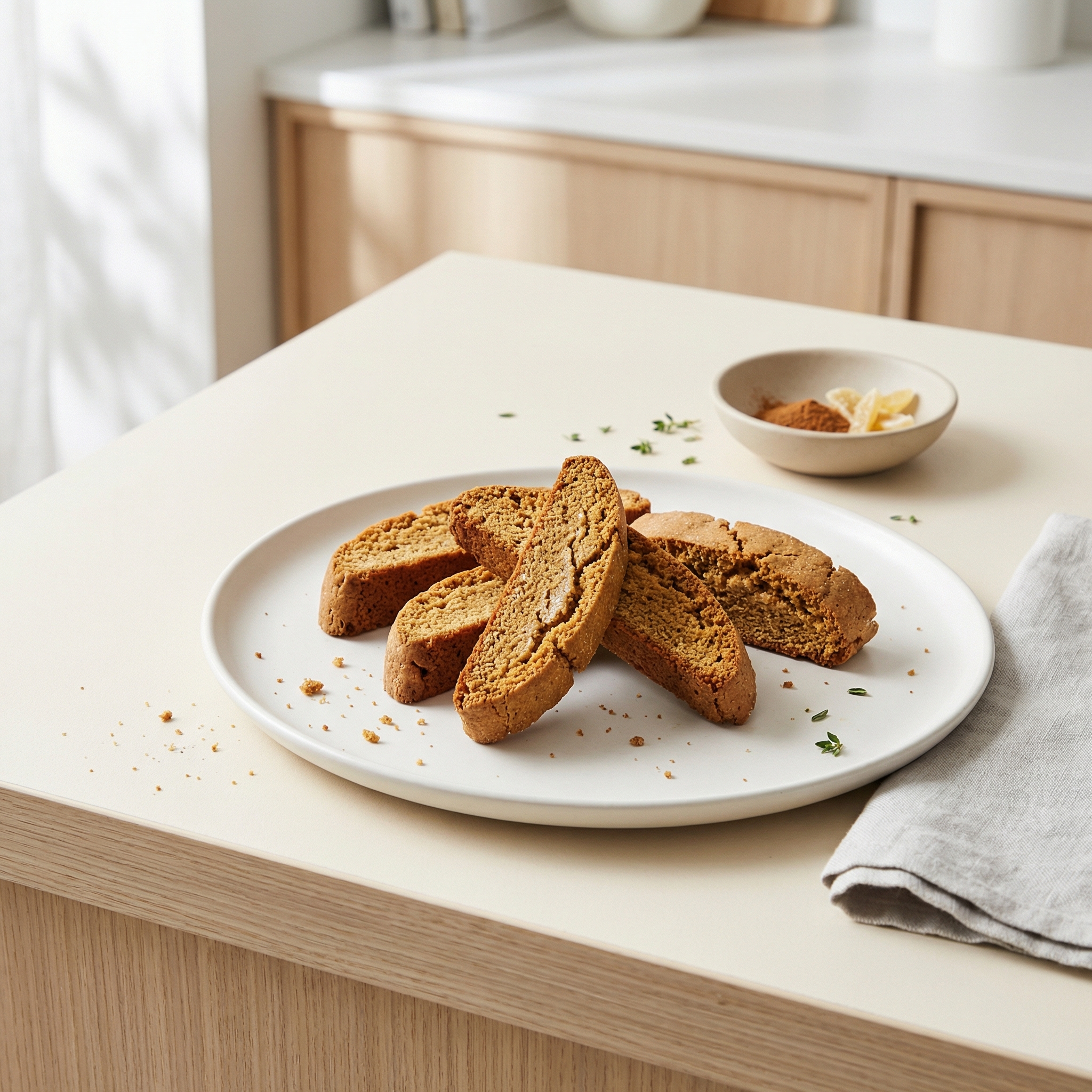 Molasses Gingerbread Biscotti