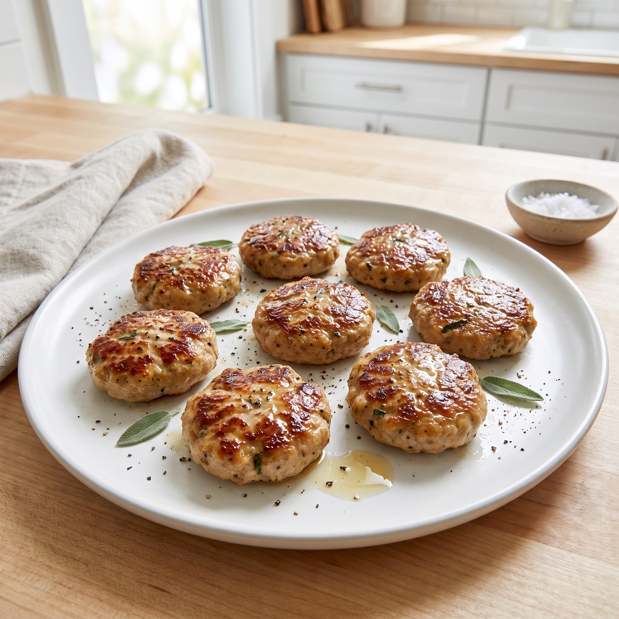 Mom’s Homemade Turkey Sausage Patties