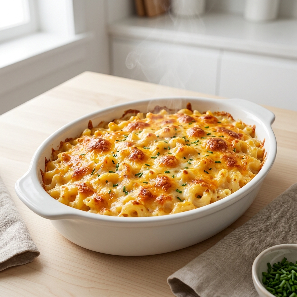 Mom's Oven-Baked Mac and Cheese