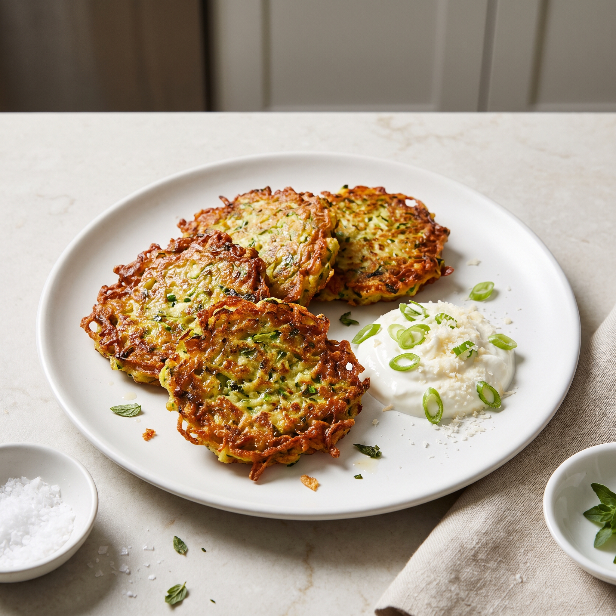 Mom's Zucchini Pancakes