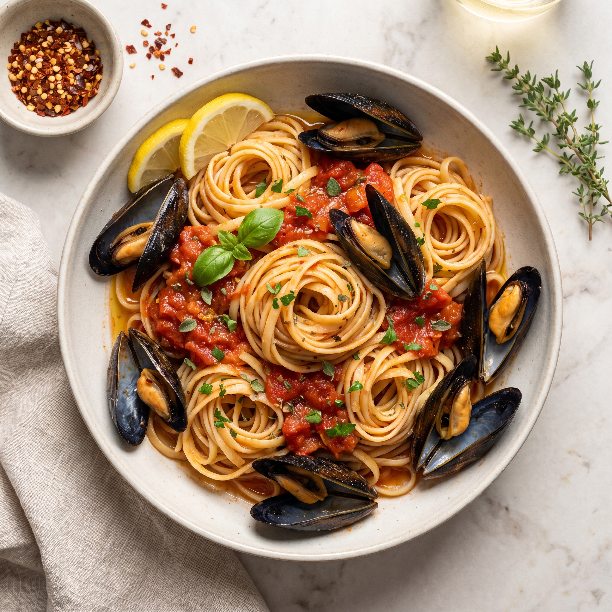 Mussels Marinara alla Amore