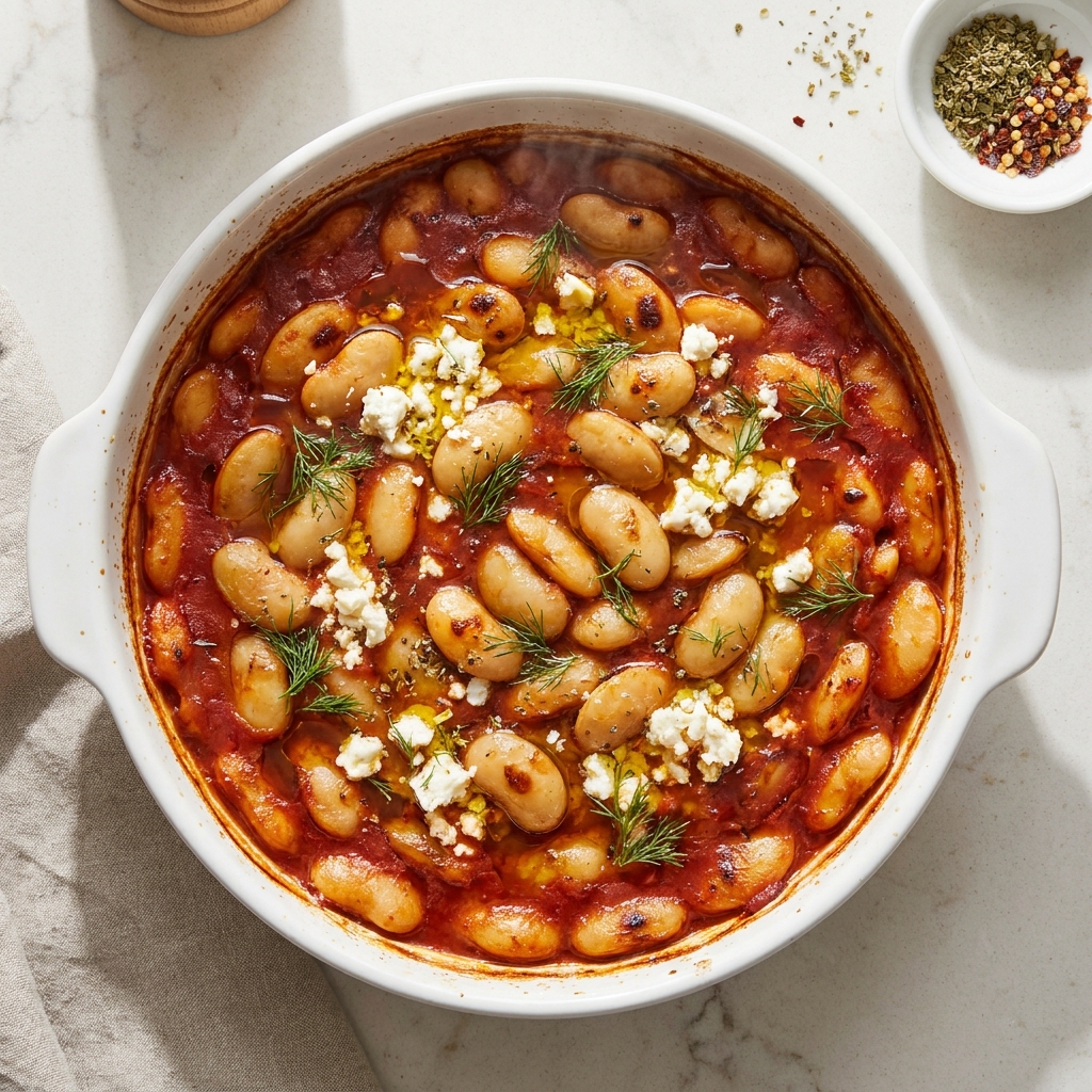 My Big Fat Greek Baked Beans