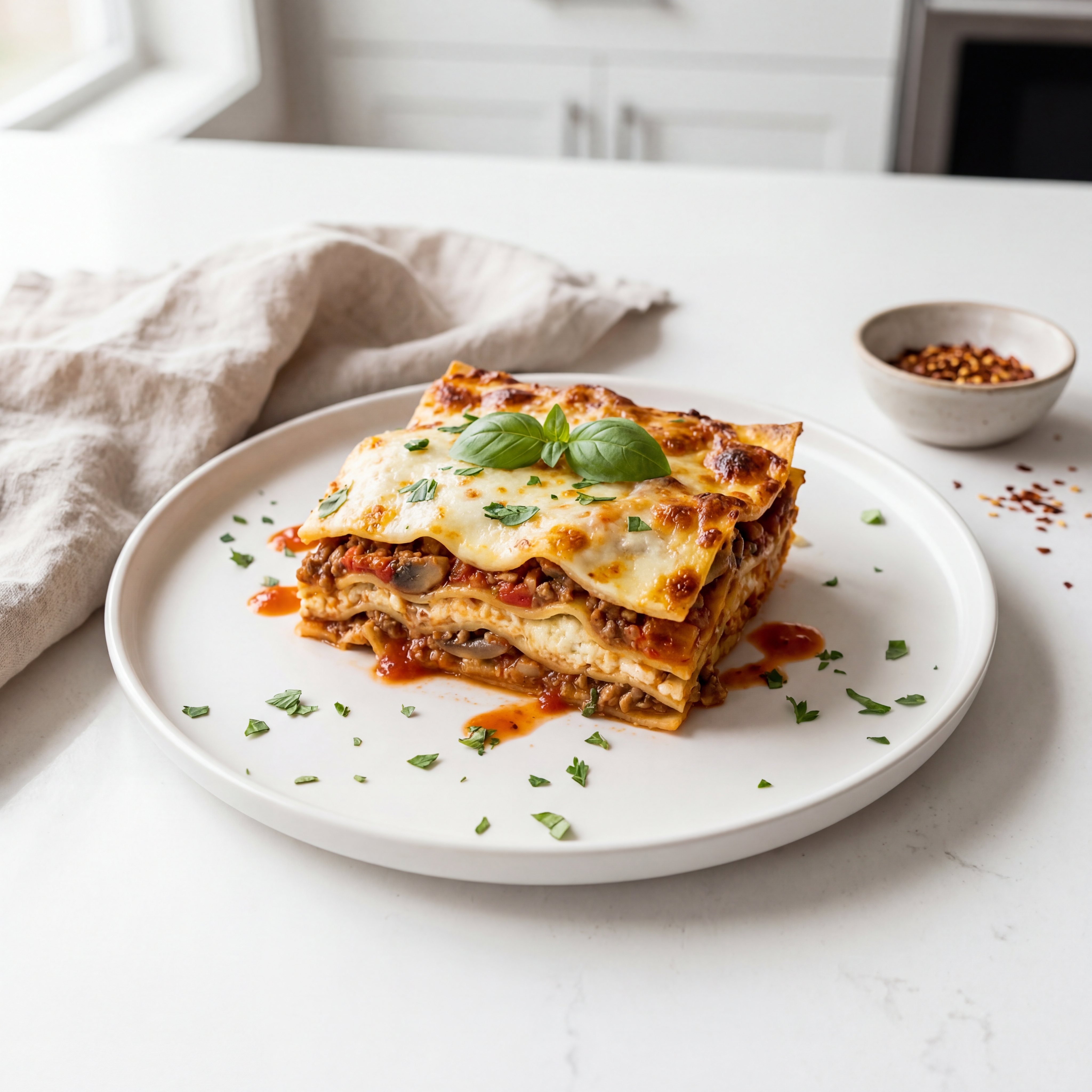 Easy Lasagna with Uncooked Noodles