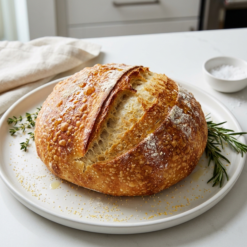 No-Knead Beer Loaf