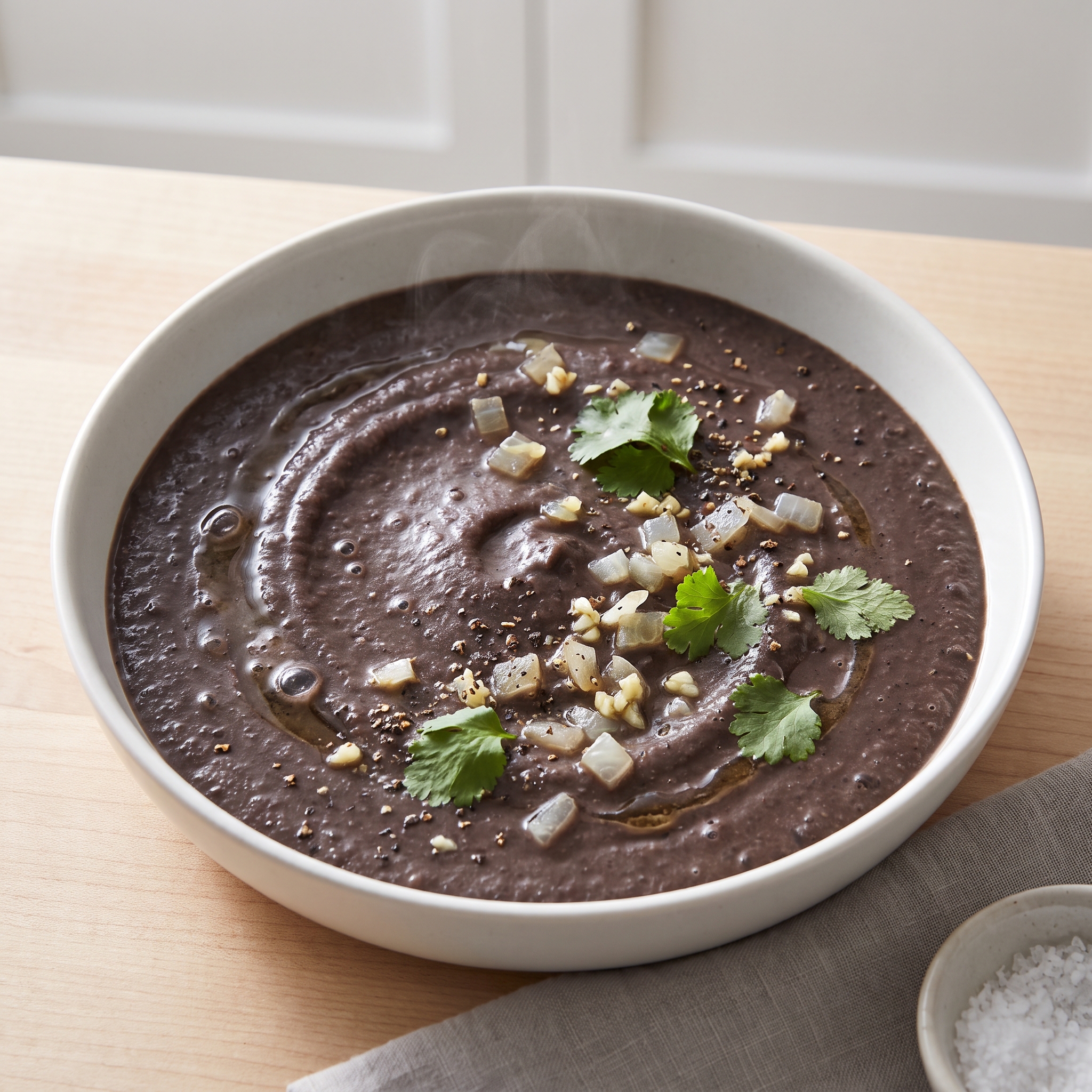 Oil-Free Refried-Style Black Beans