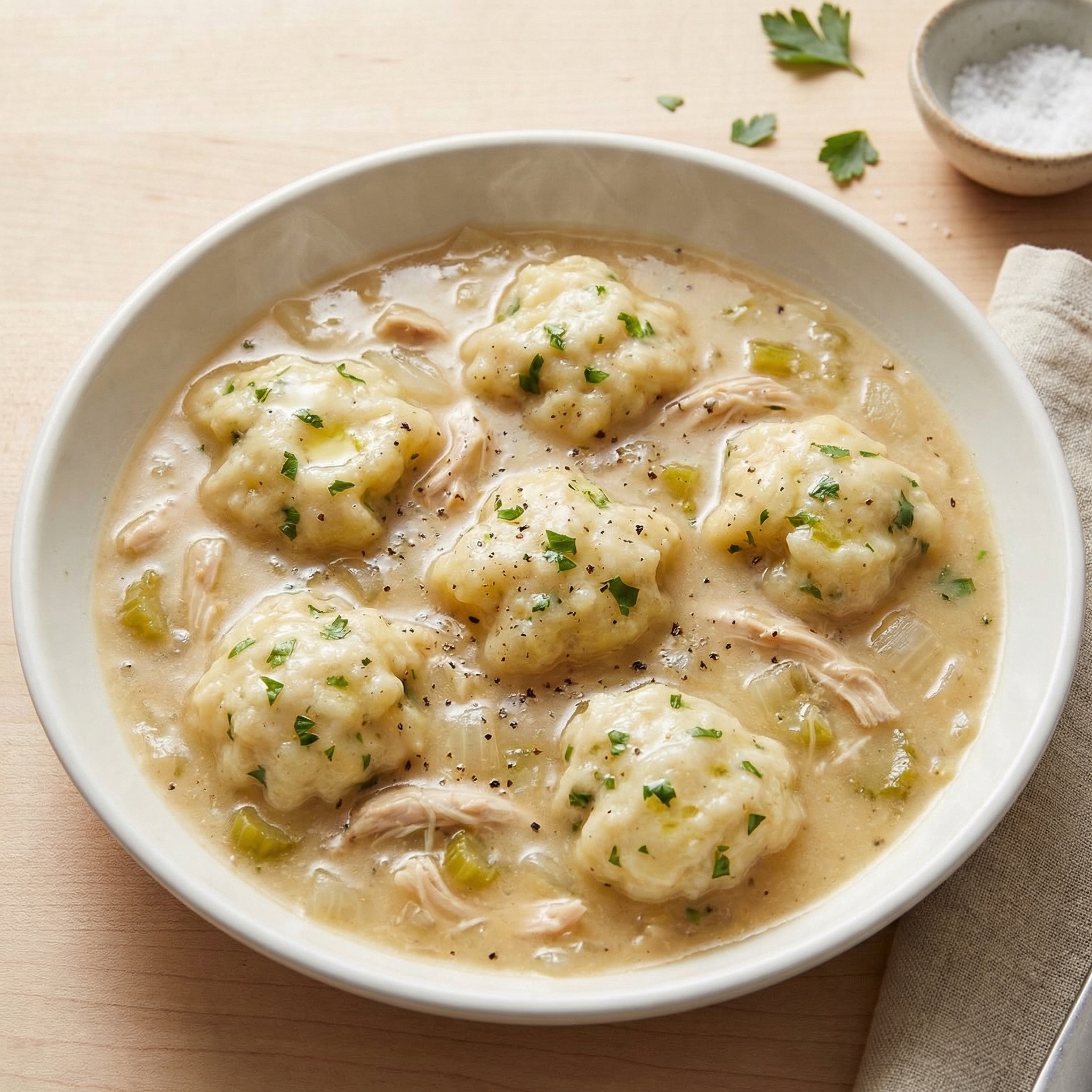 Classic Chicken with Fluffy Dumplings