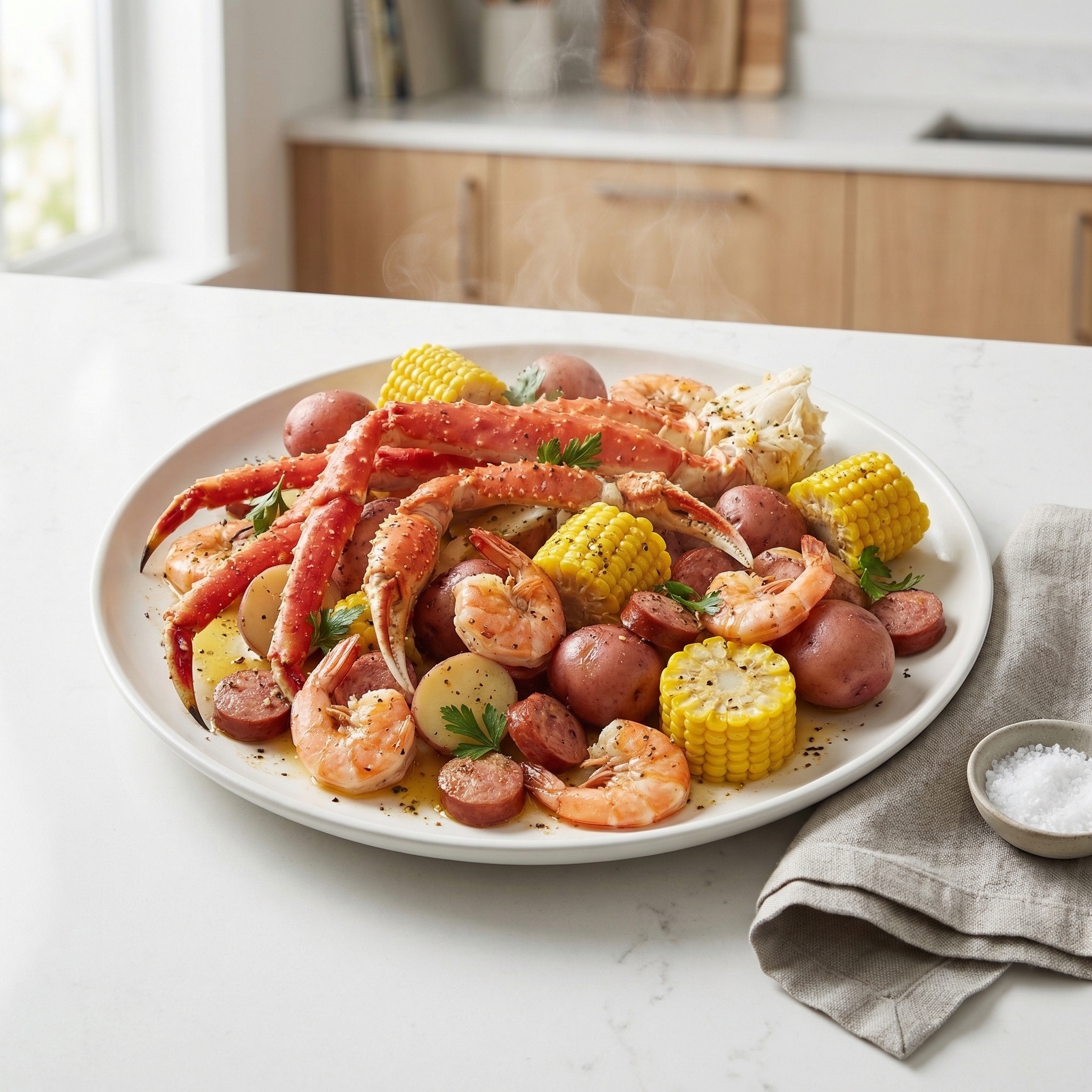 King Crab & Shrimp Seafood Boil