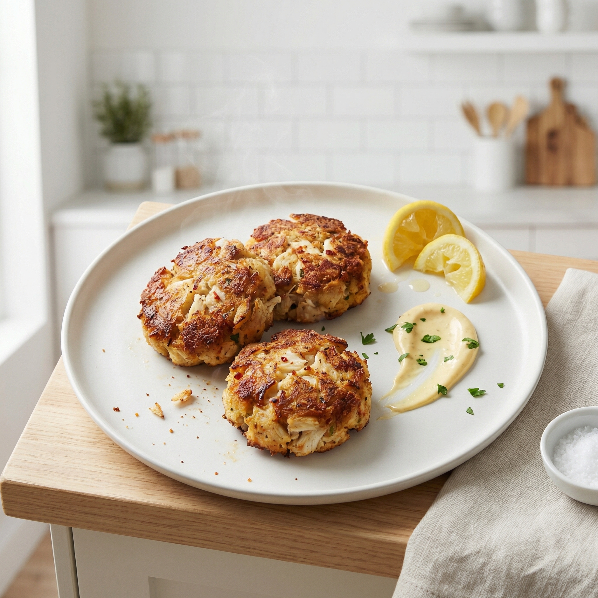 Classic New England-Style Crab Cakes
