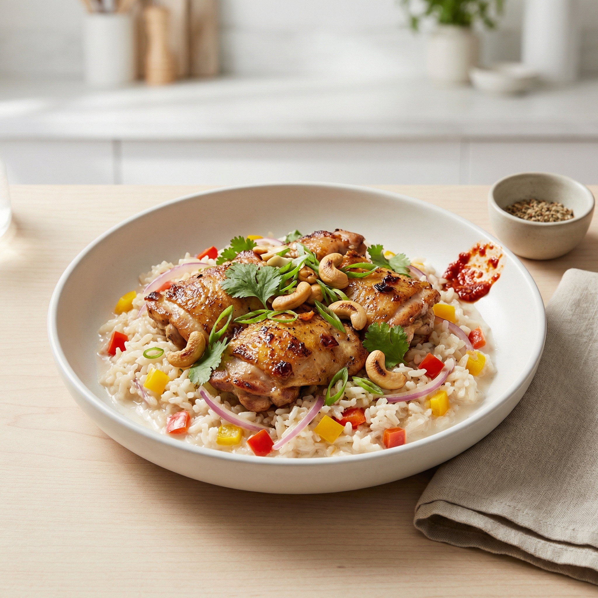 One-Pot Coconut Chicken and Rice
