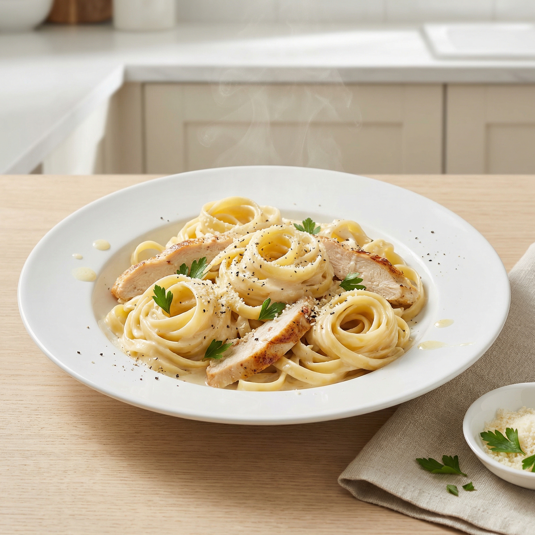 Quick One-Pot Chicken Alfredo