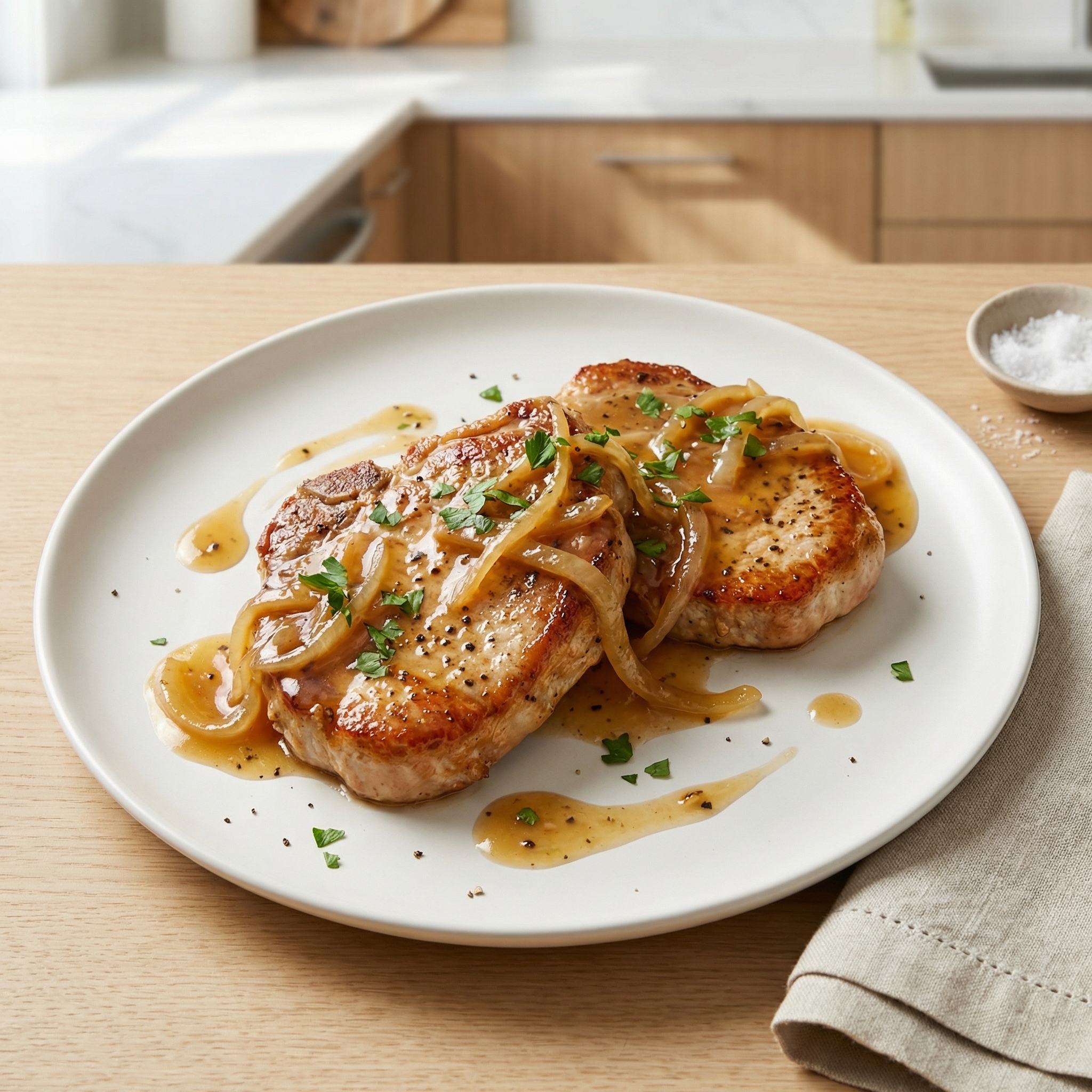 Smothered Pork Chops from Swanson