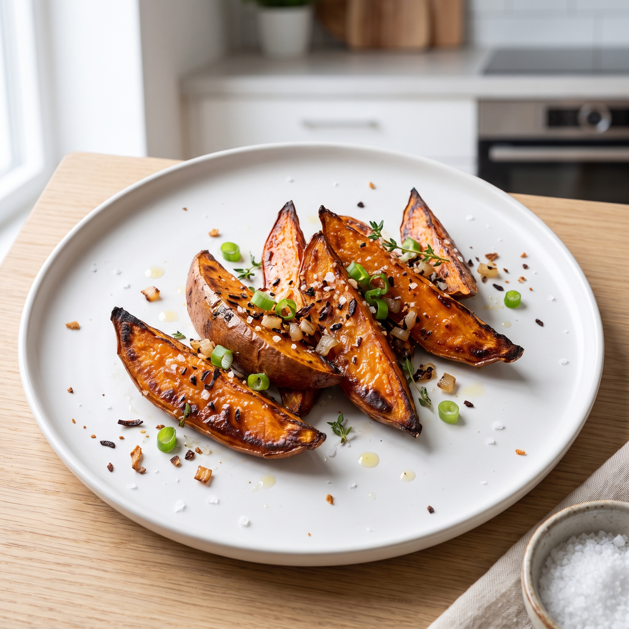 Onion Roasted Sweet Potatoes