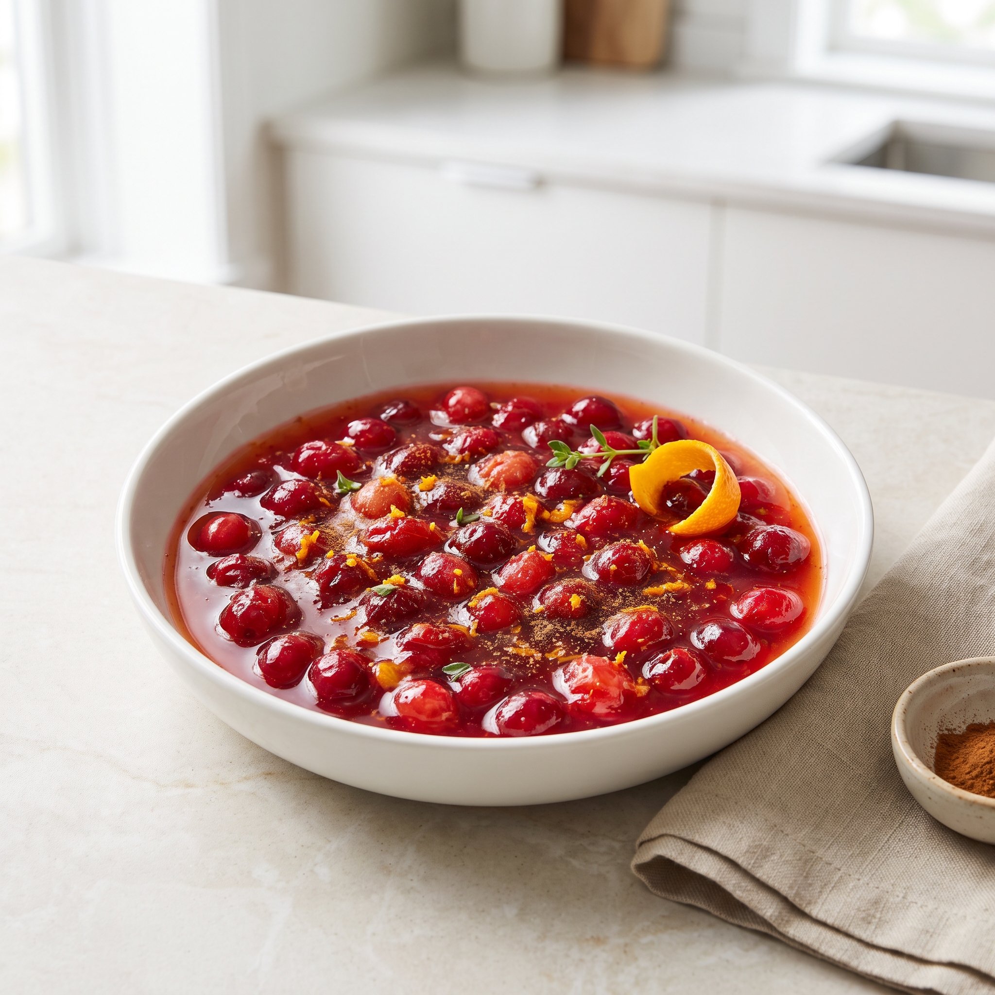 Orange-Kissed Cranberry Sauce
