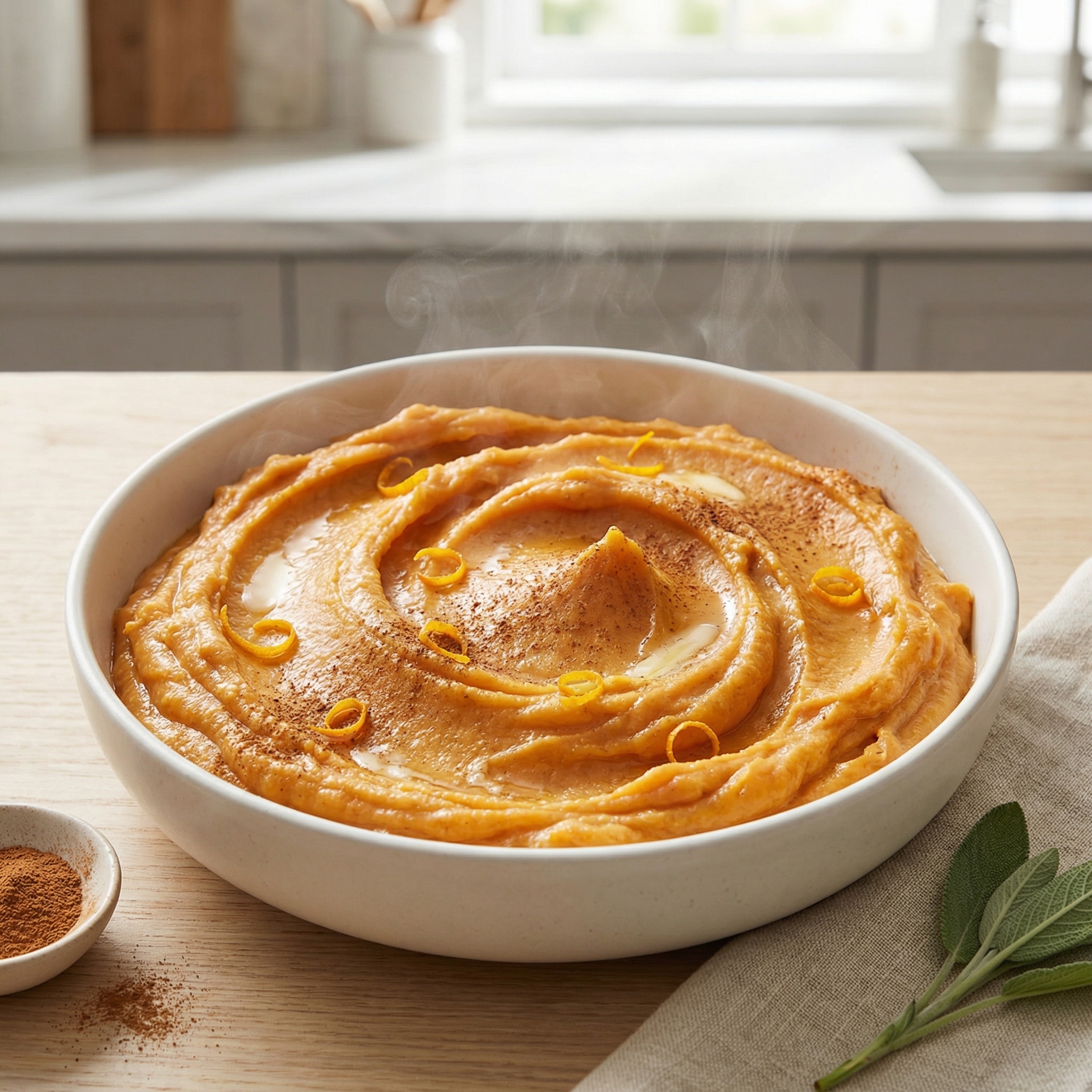 Never Kiss a Yammy (Citrus Brown Sugar Sweet Potatoes)