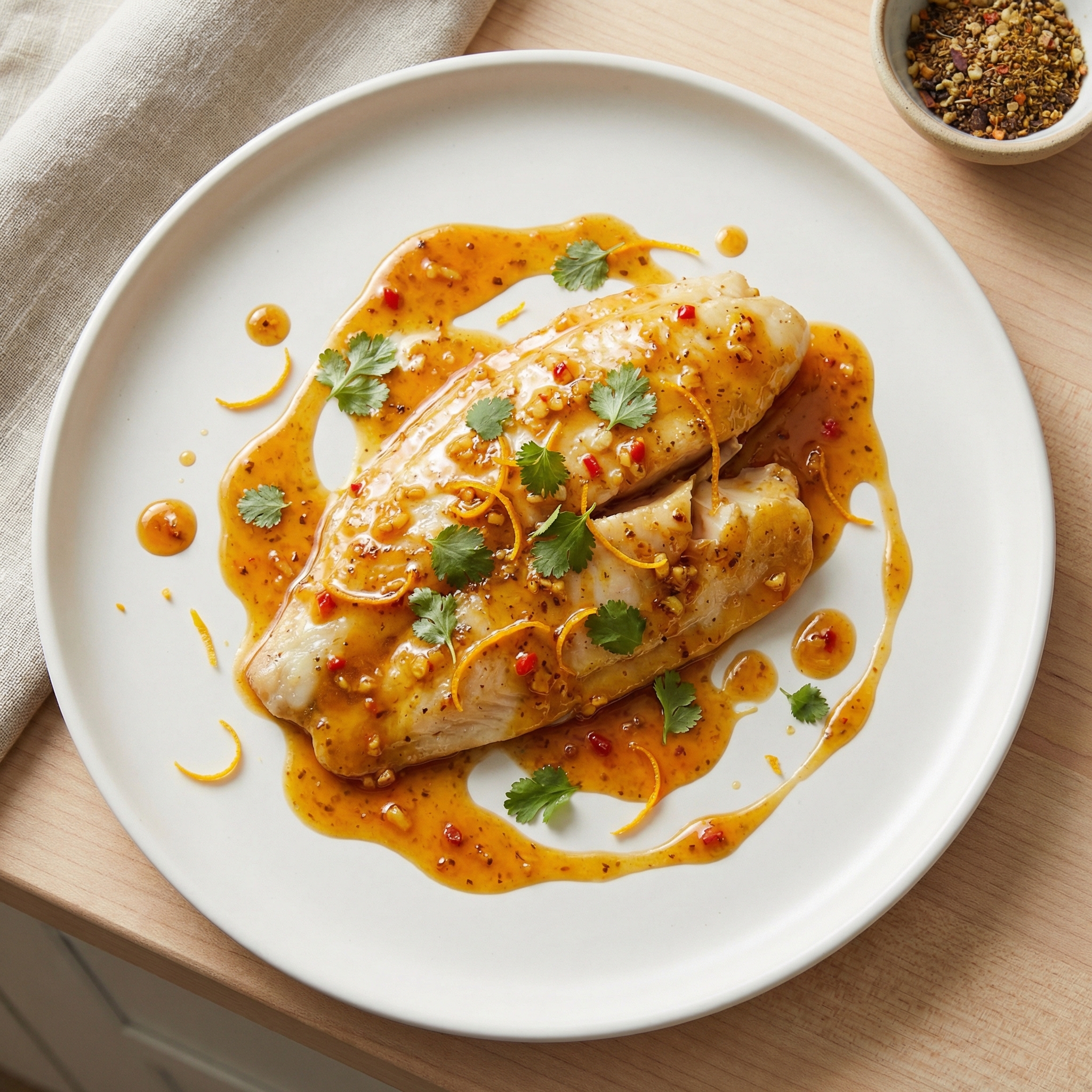 Orange-Curry Swai Fillets
