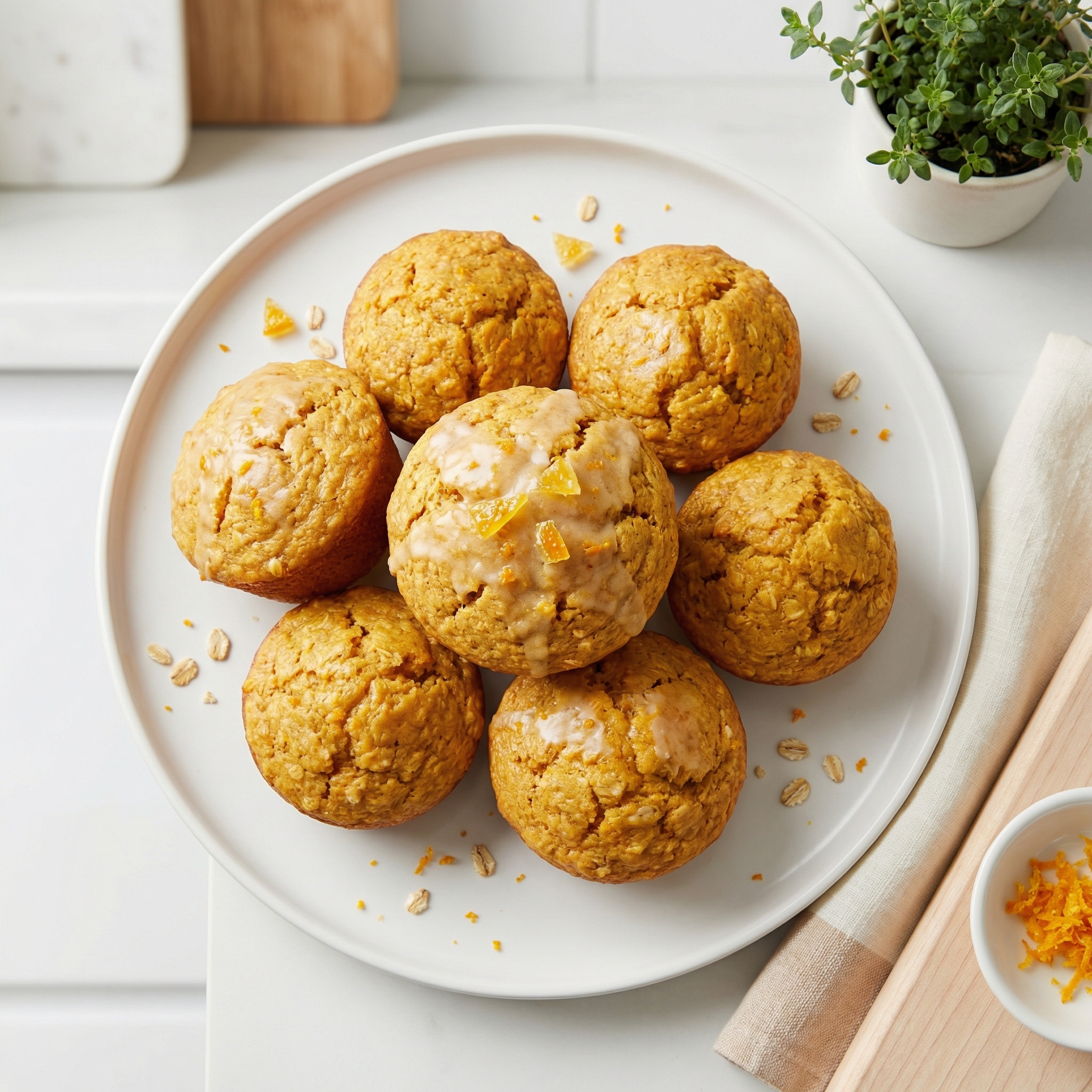 Vegan and Gluten-Free Orange Muffins