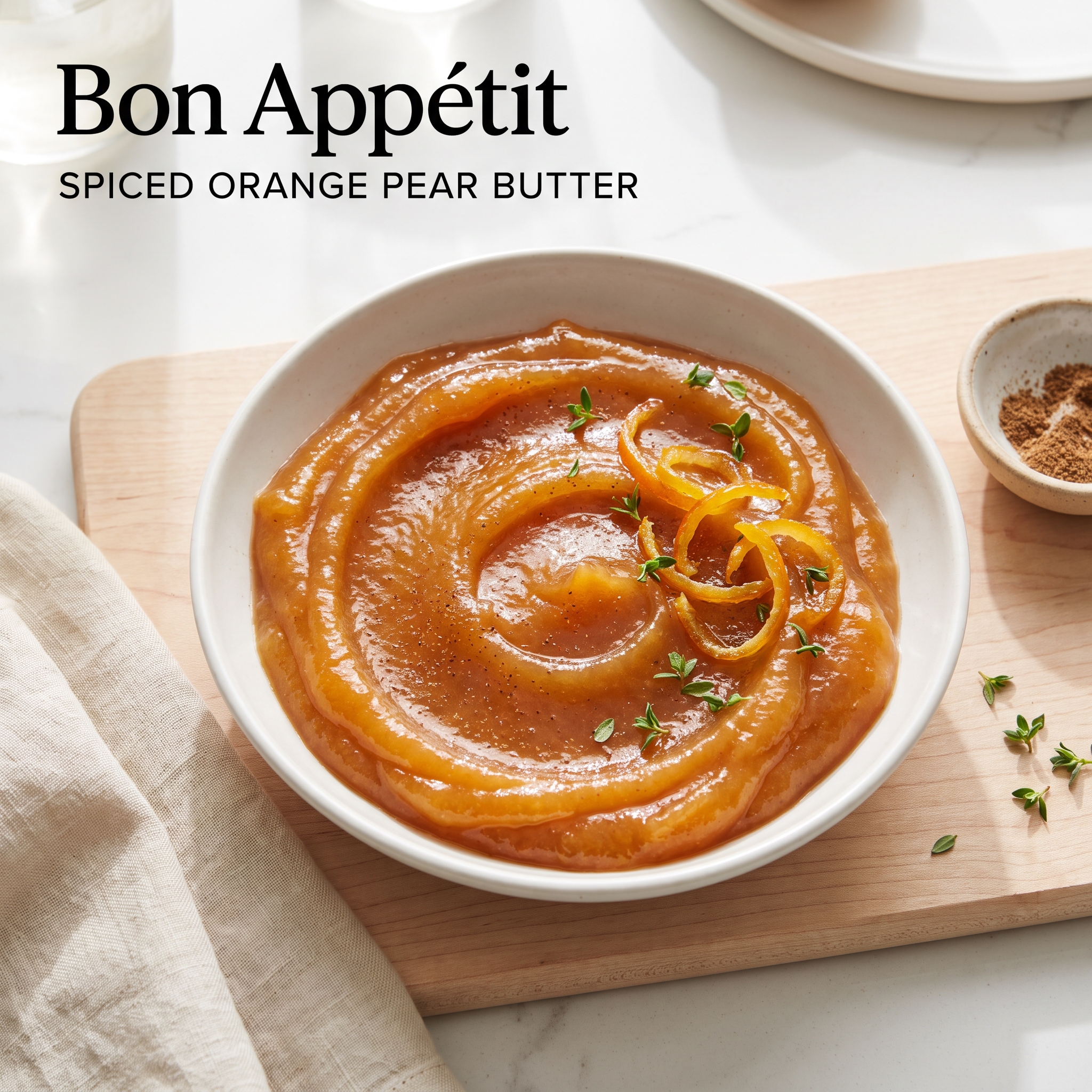 Orange Pear Butter